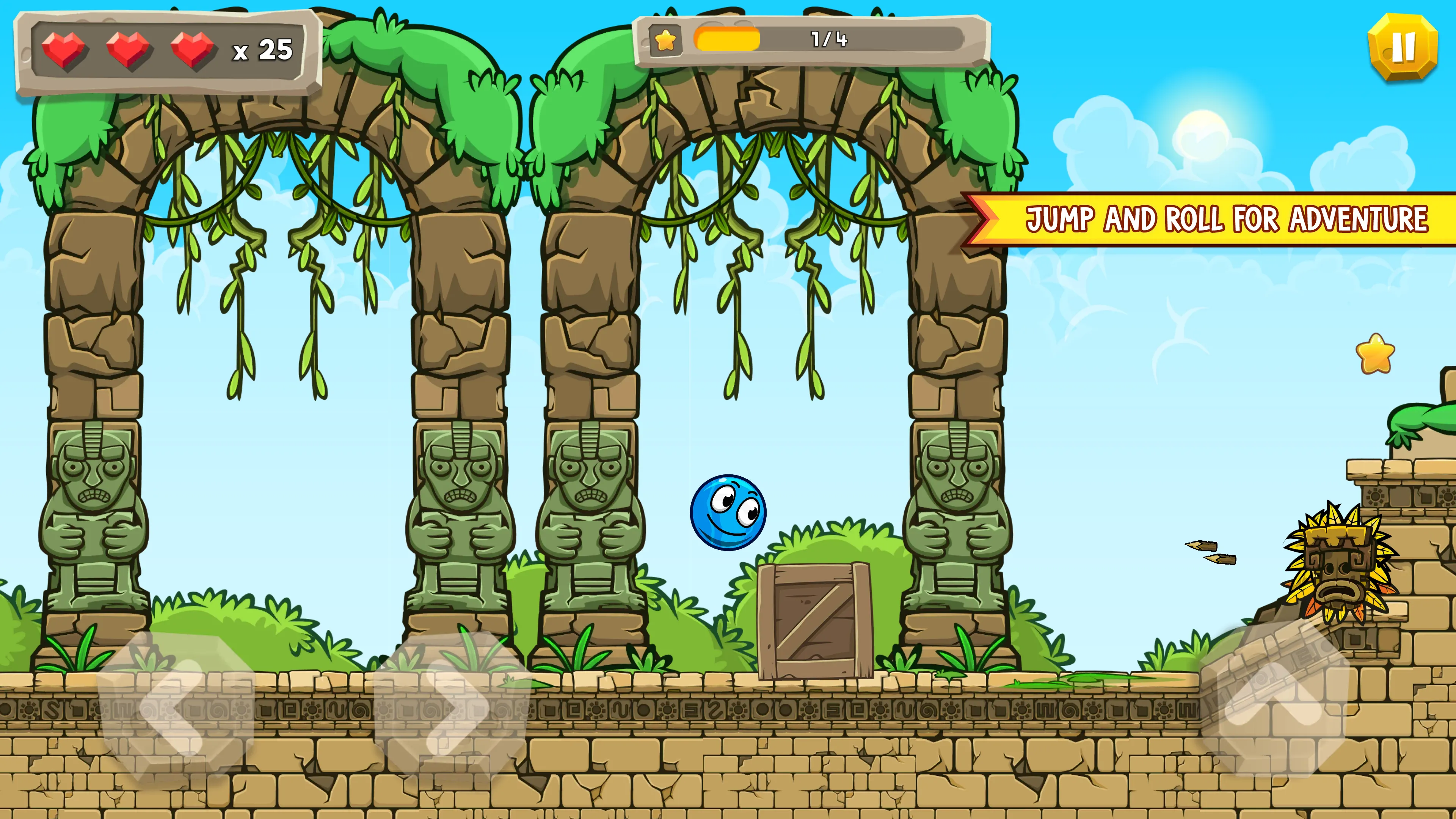 Blue Ball 11: Bounce Adventure | Indus Appstore | Screenshot