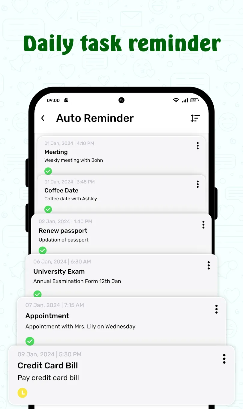 ScheduleUP: Auto Schedule Text | Indus Appstore | Screenshot