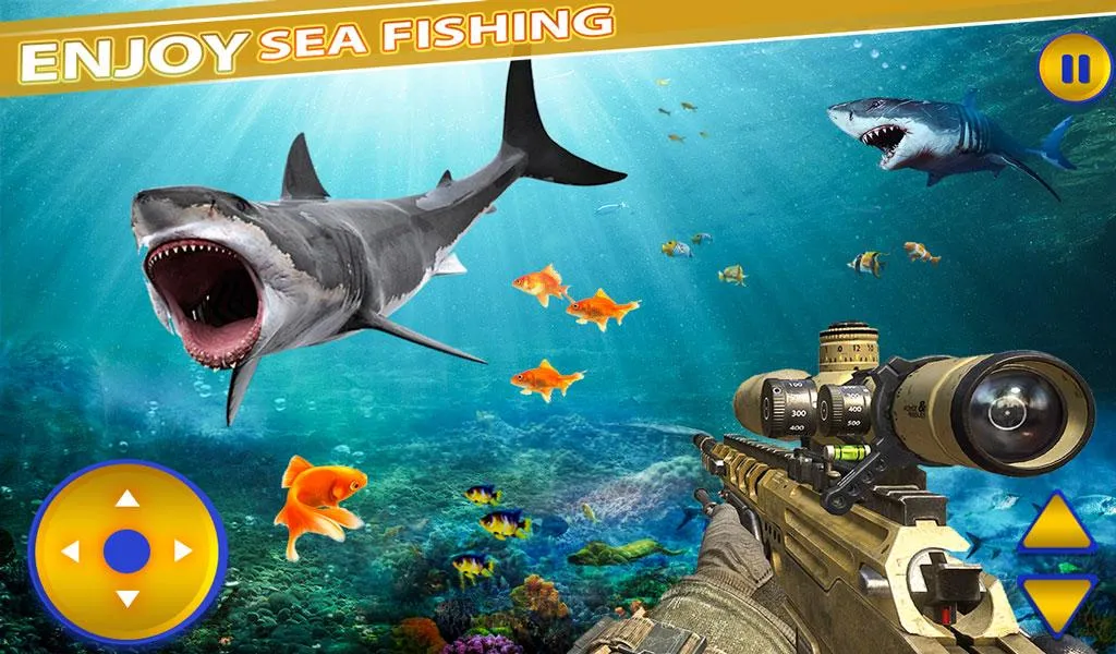 Hungry Shark Game Offline | Indus Appstore | Screenshot