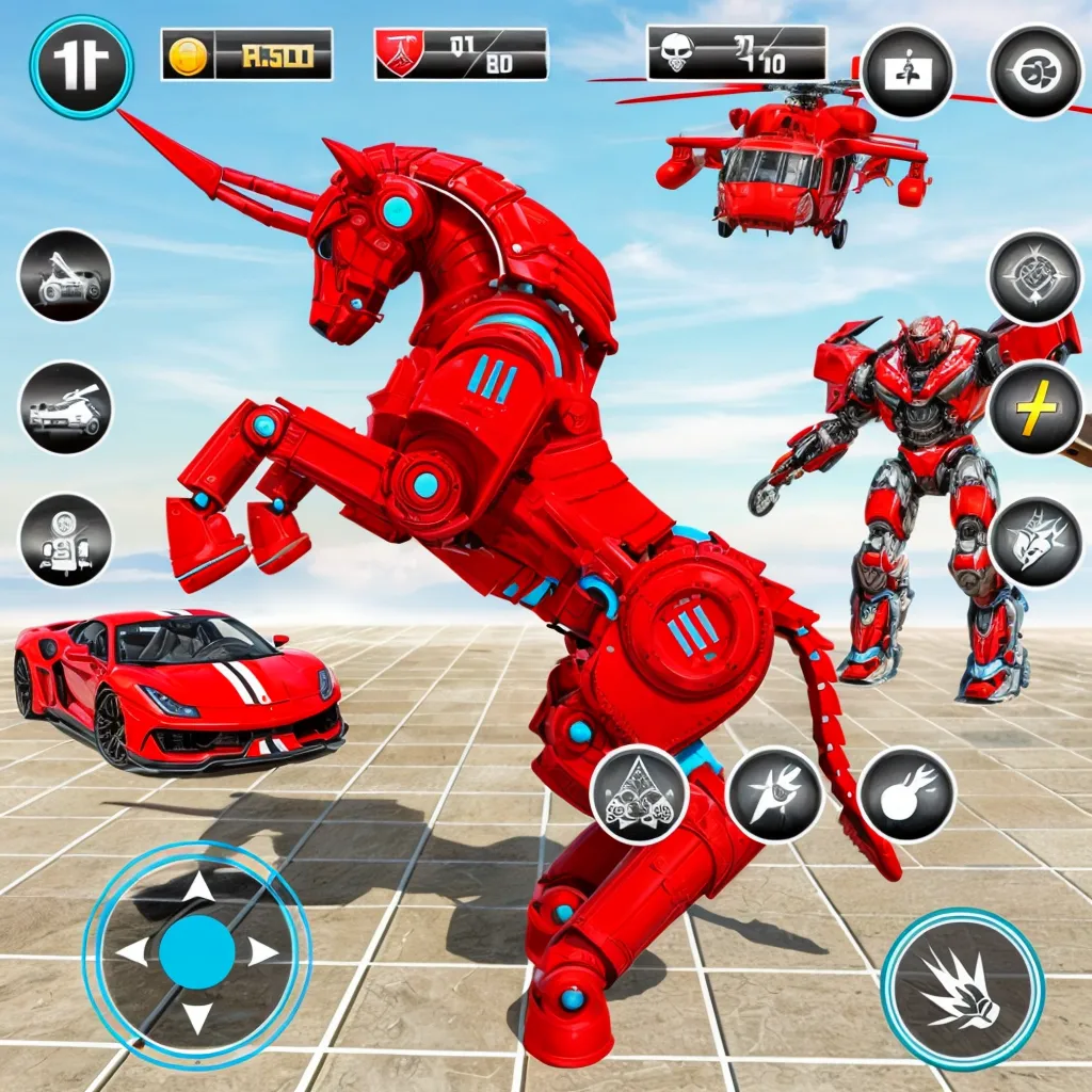 Horse Car Robot Game Robot War | Indus Appstore | Screenshot