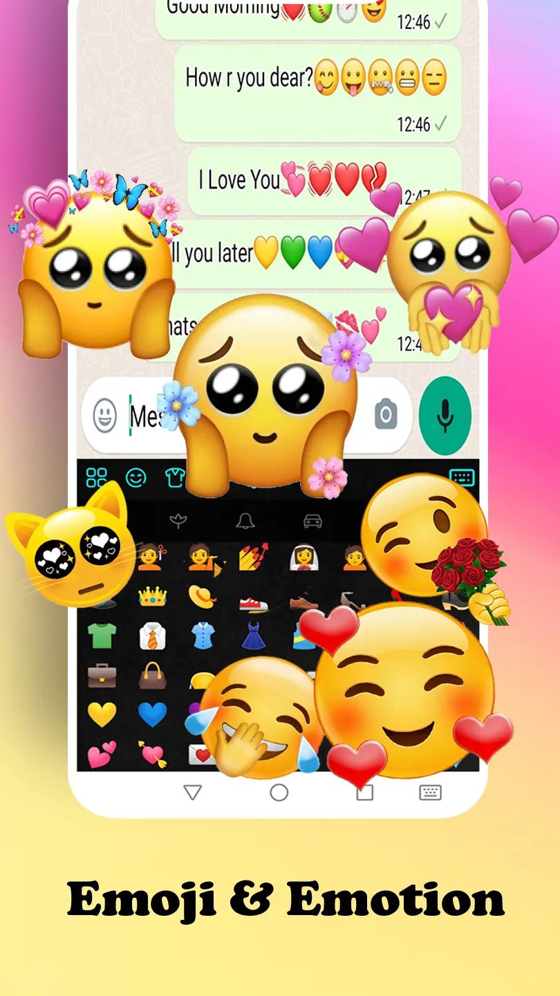 Animated Emoji Keyboard | Indus Appstore | Screenshot