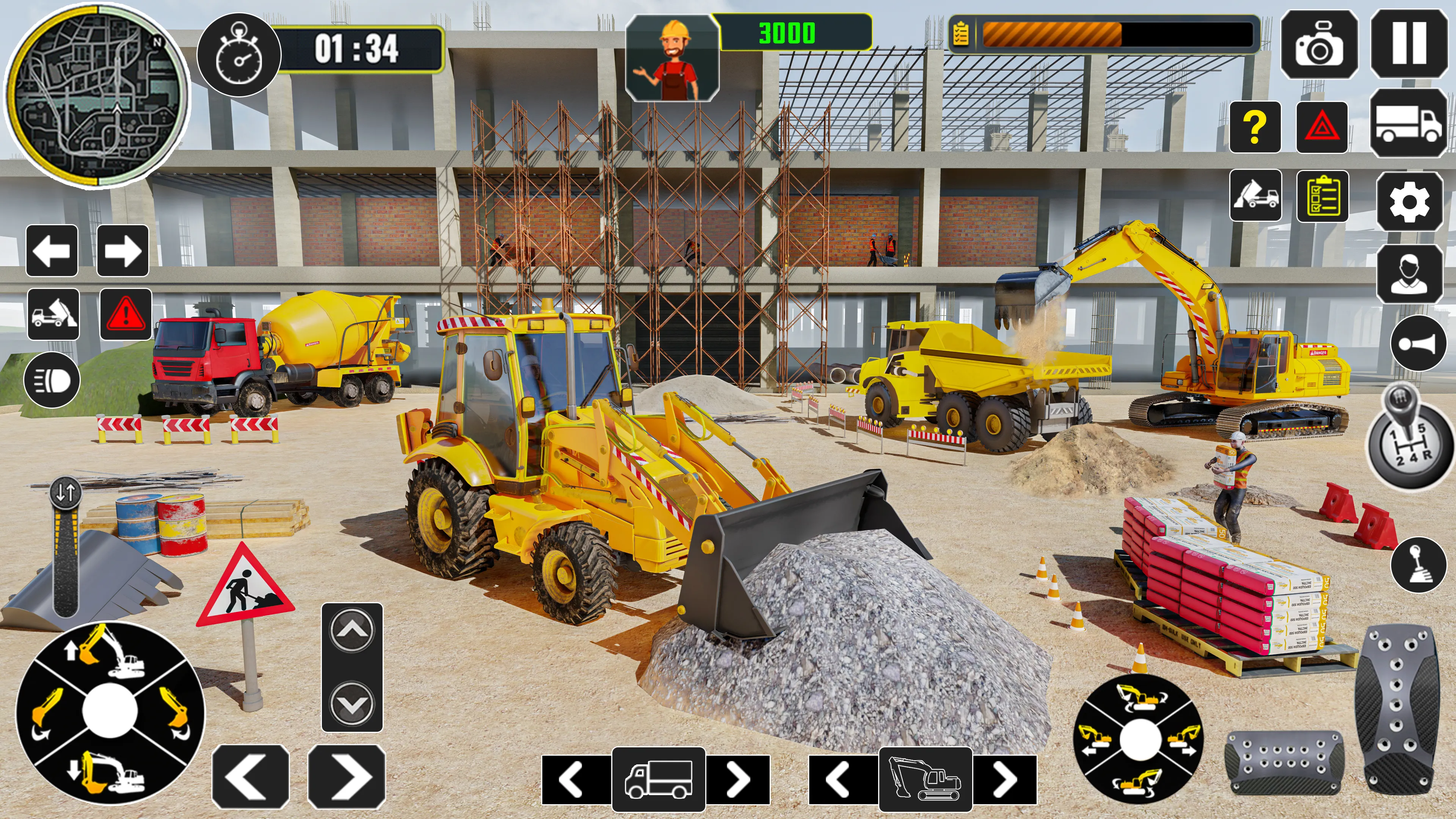 Excavator Construction Game | Indus Appstore | Screenshot