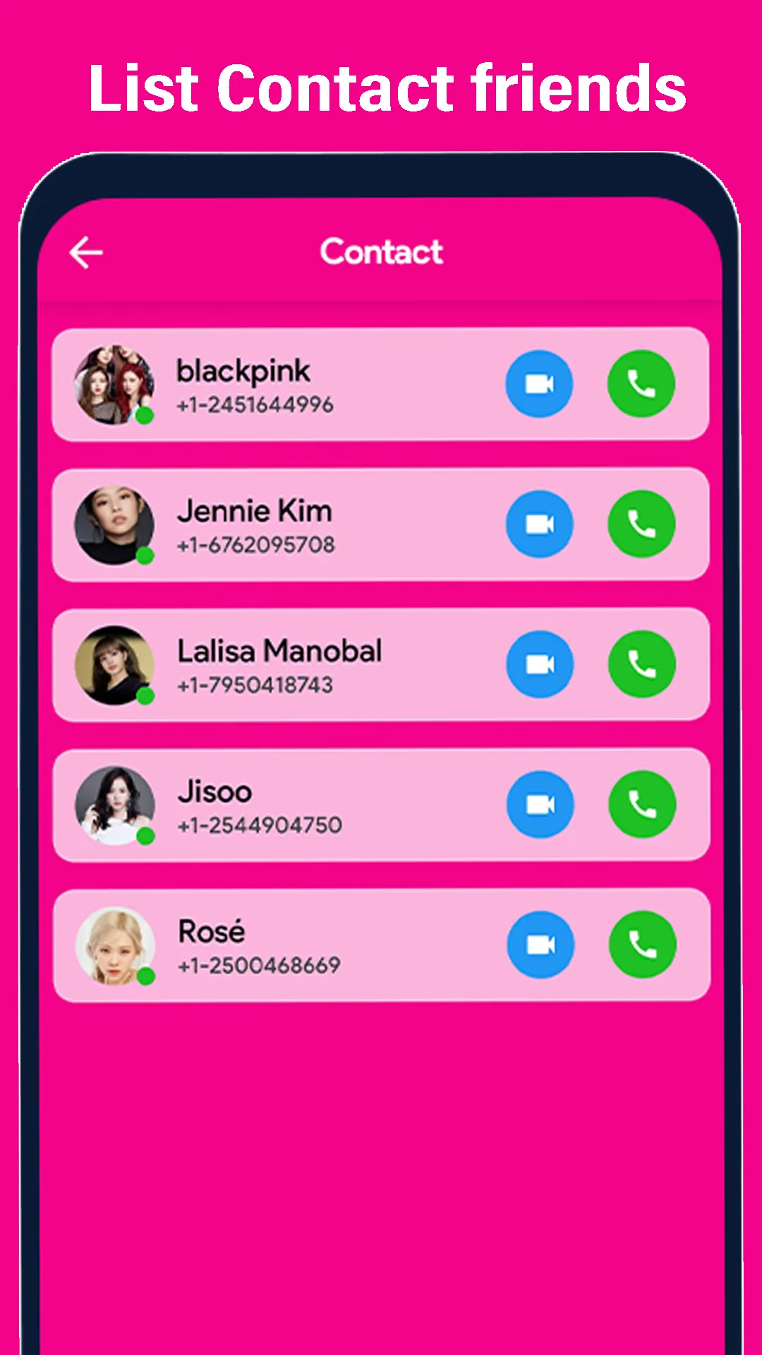 Jisoo Blackpink Video call | Indus Appstore | Screenshot