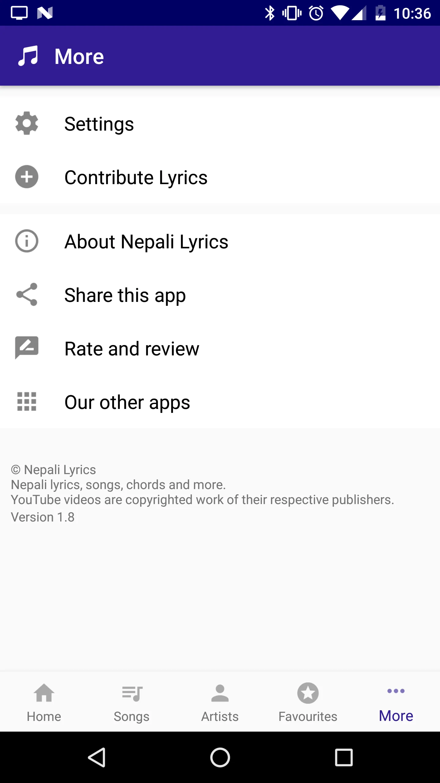 Nepali Songs Lyrics and Chords | Indus Appstore | Screenshot