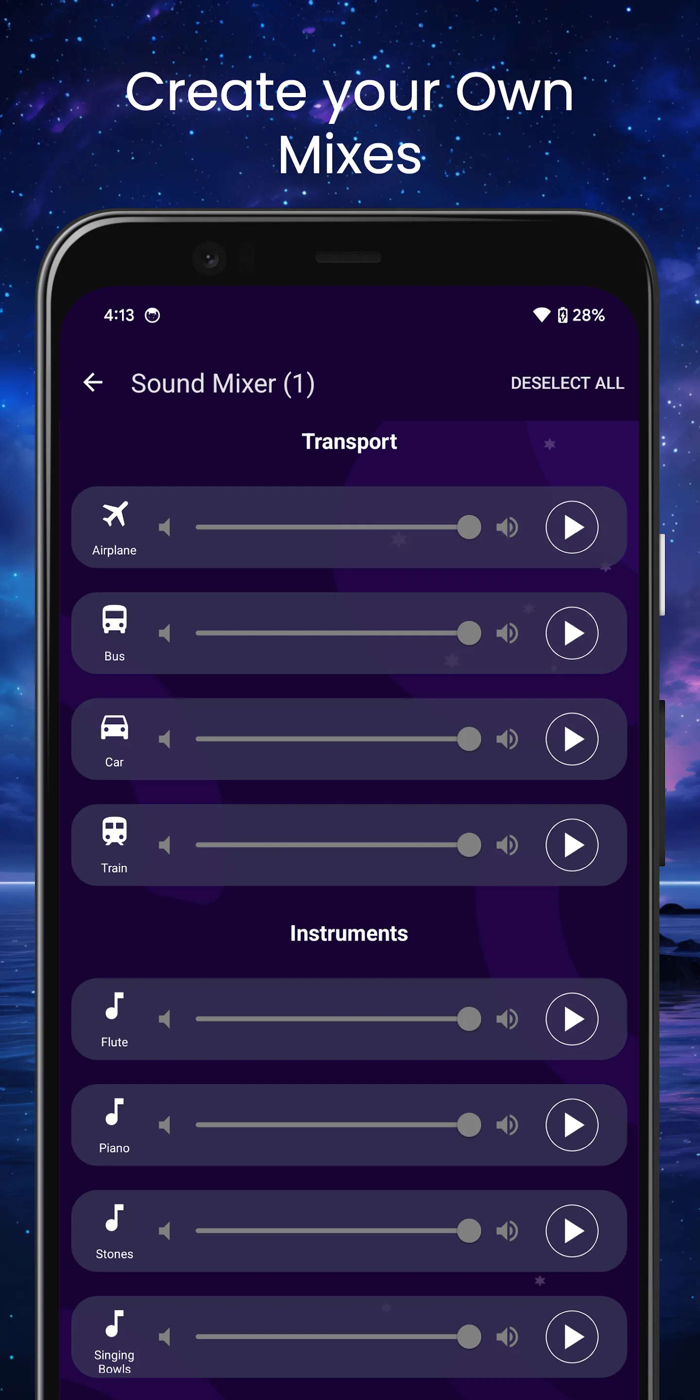BabySleep Whitenoise Lullaby | Indus Appstore | Screenshot