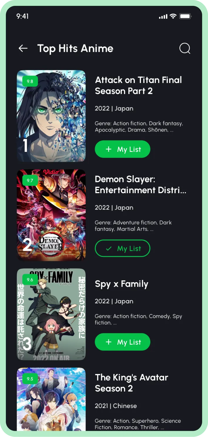 Anistream | Indus Appstore | Screenshot