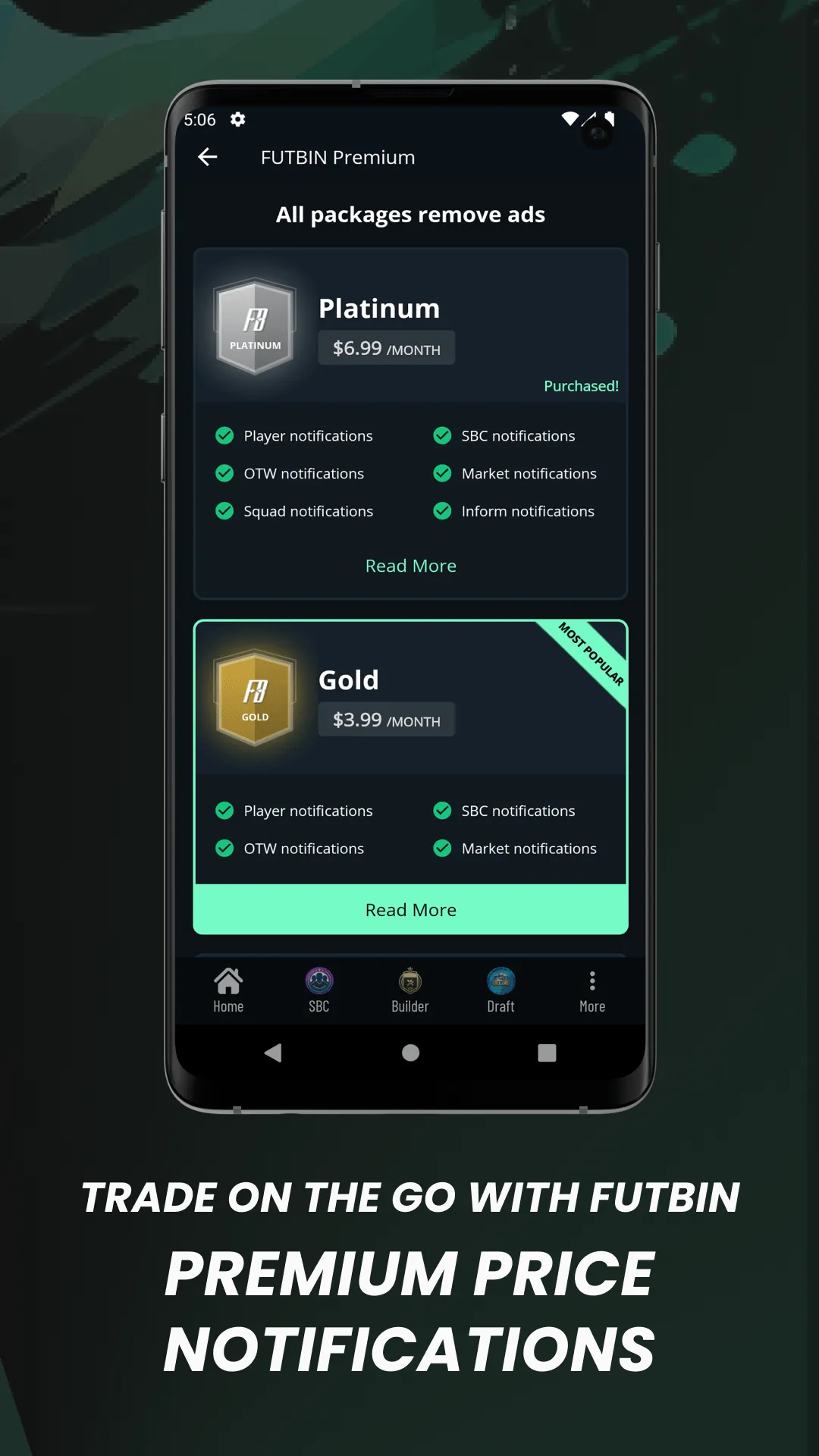 FUTBIN 24 Database & Draft | Indus Appstore | Screenshot