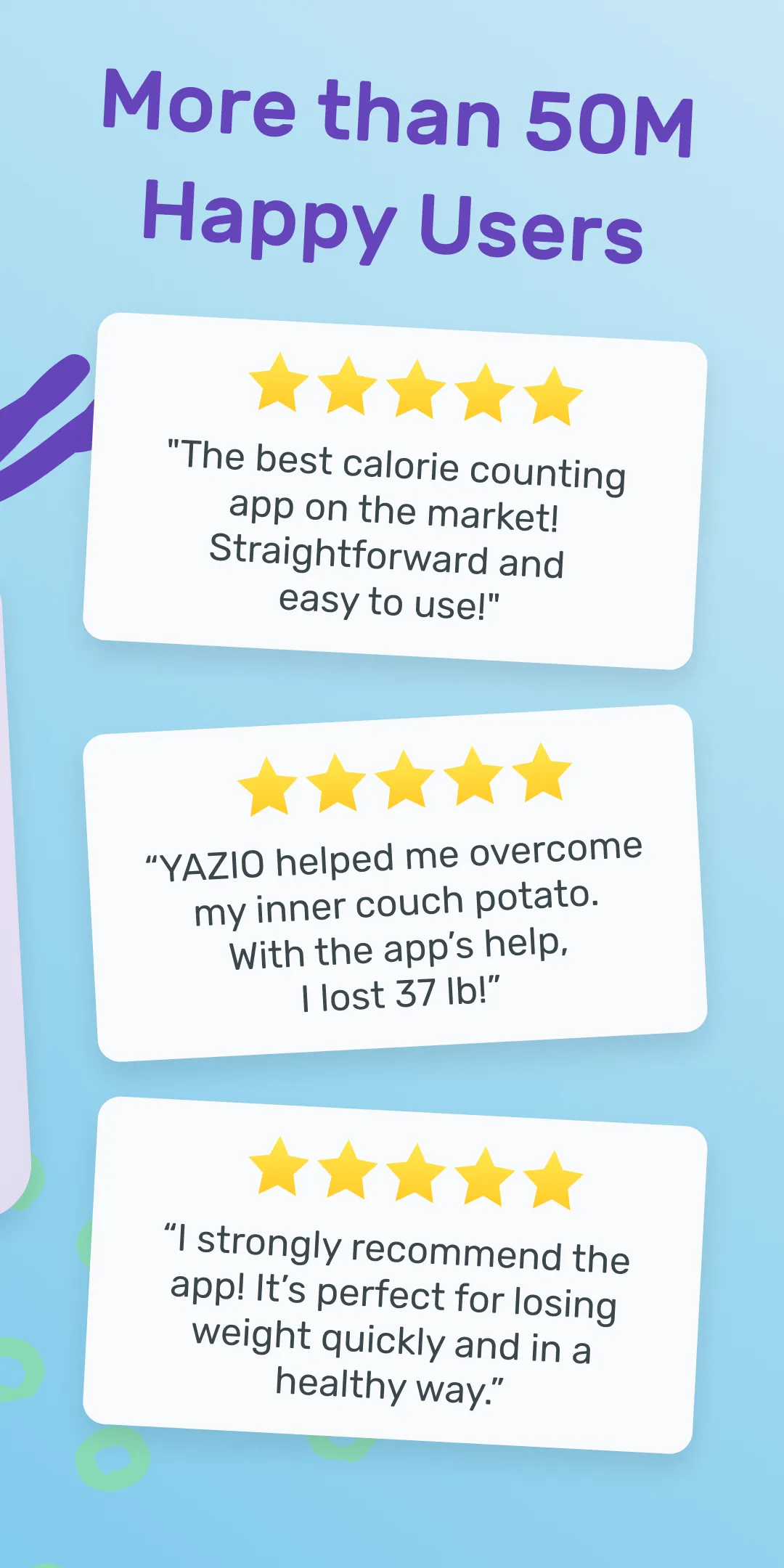 YAZIO Food & Calorie Counter | Indus Appstore | Screenshot