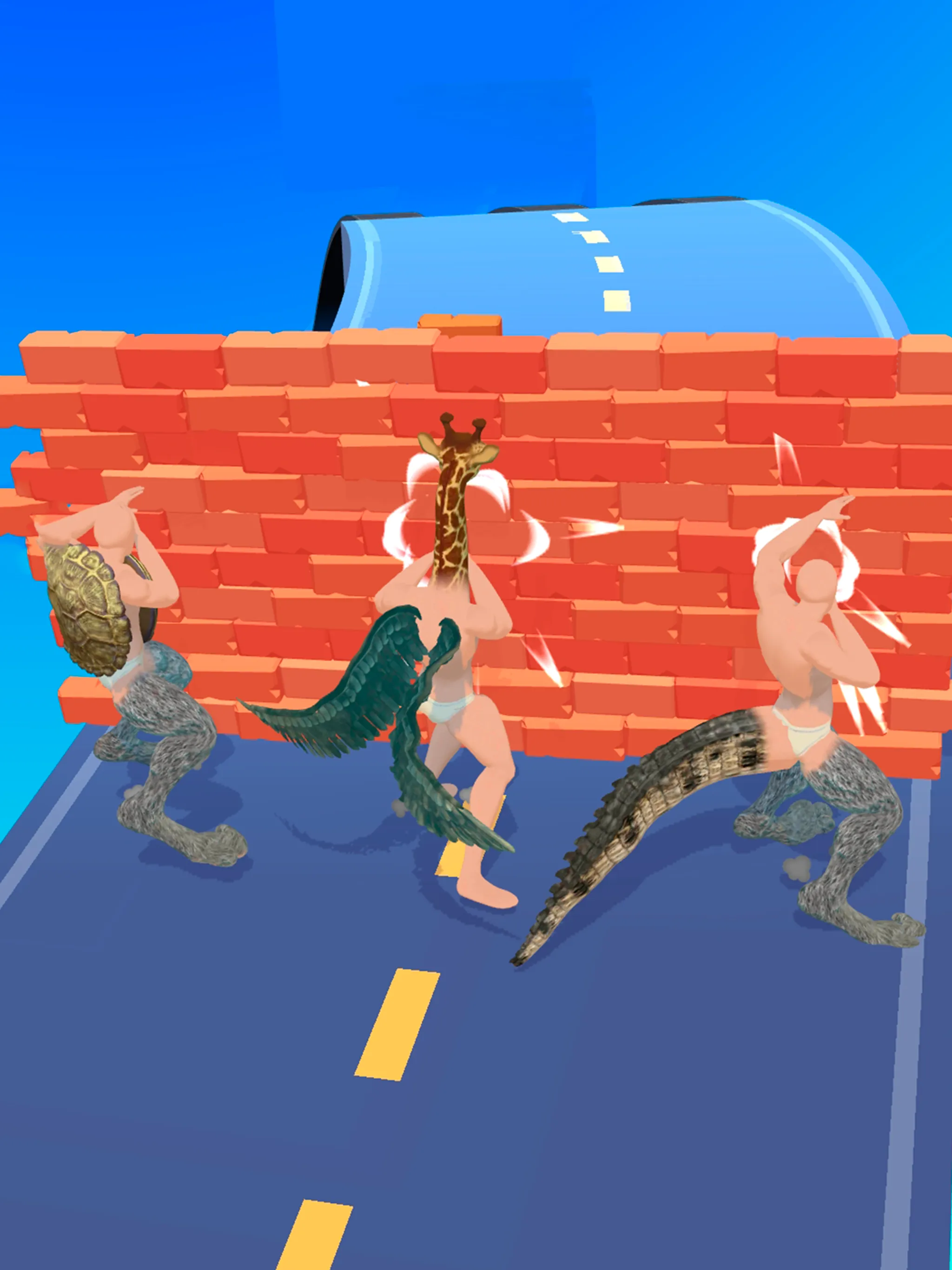 Merge Animals 3D - Mutant race | Indus Appstore | Screenshot