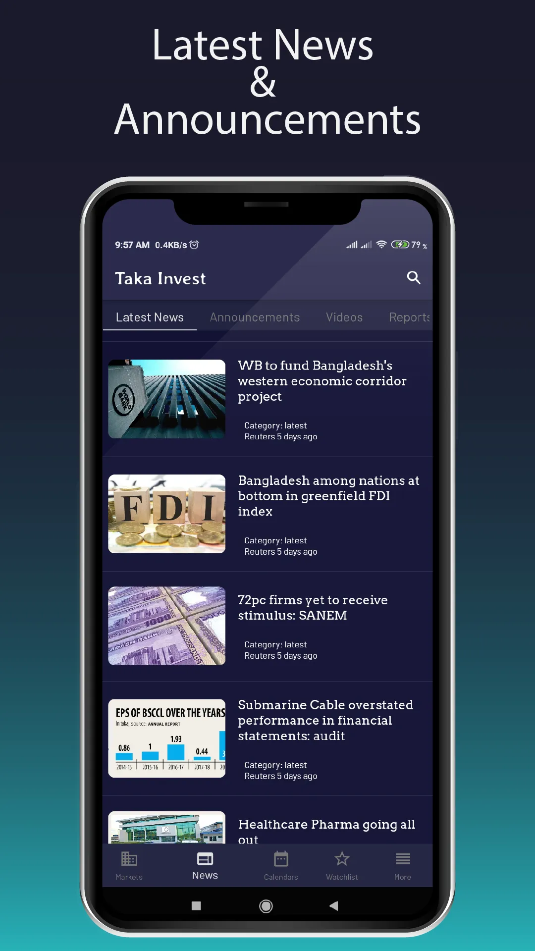 Taka Invest: Share Market News | Indus Appstore | Screenshot