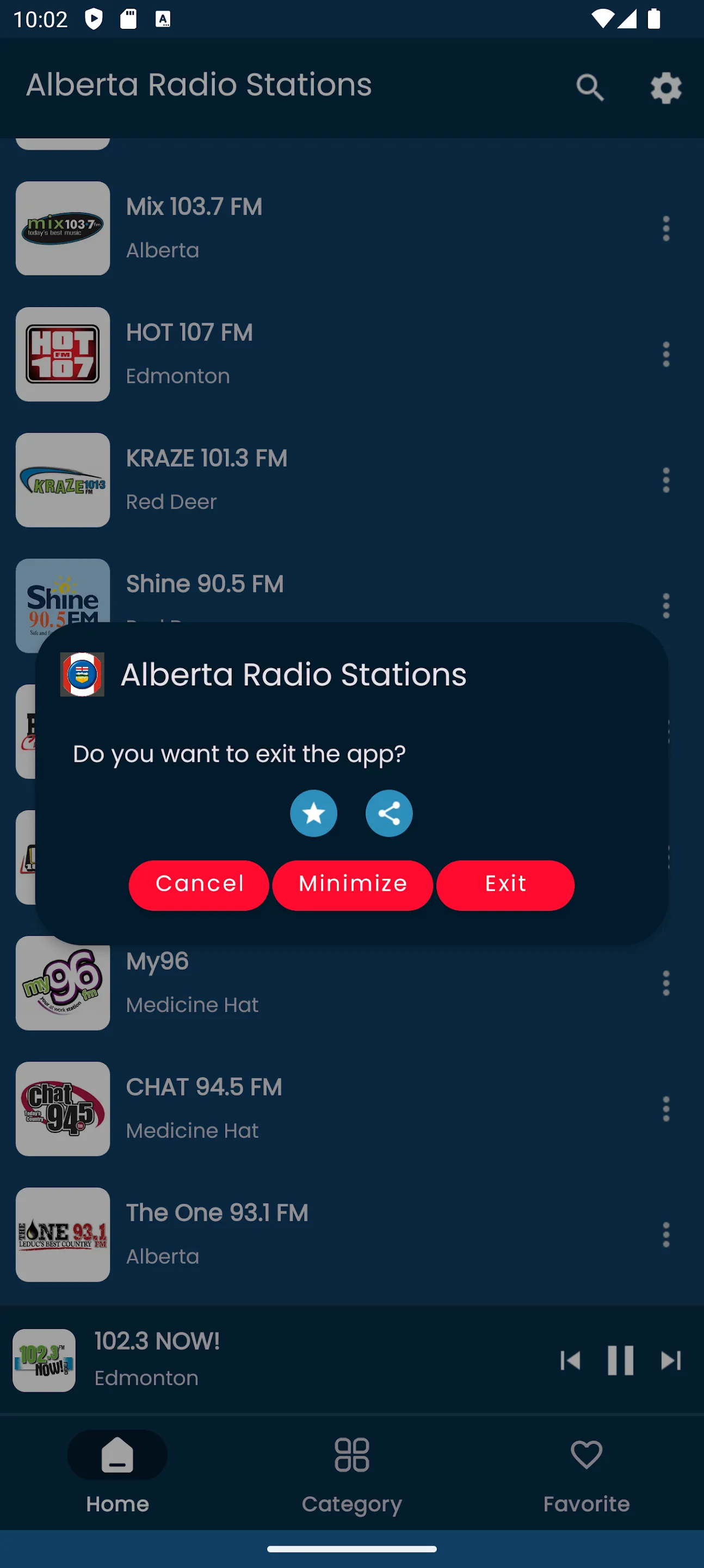 Radios from Alberta | Indus Appstore | Screenshot