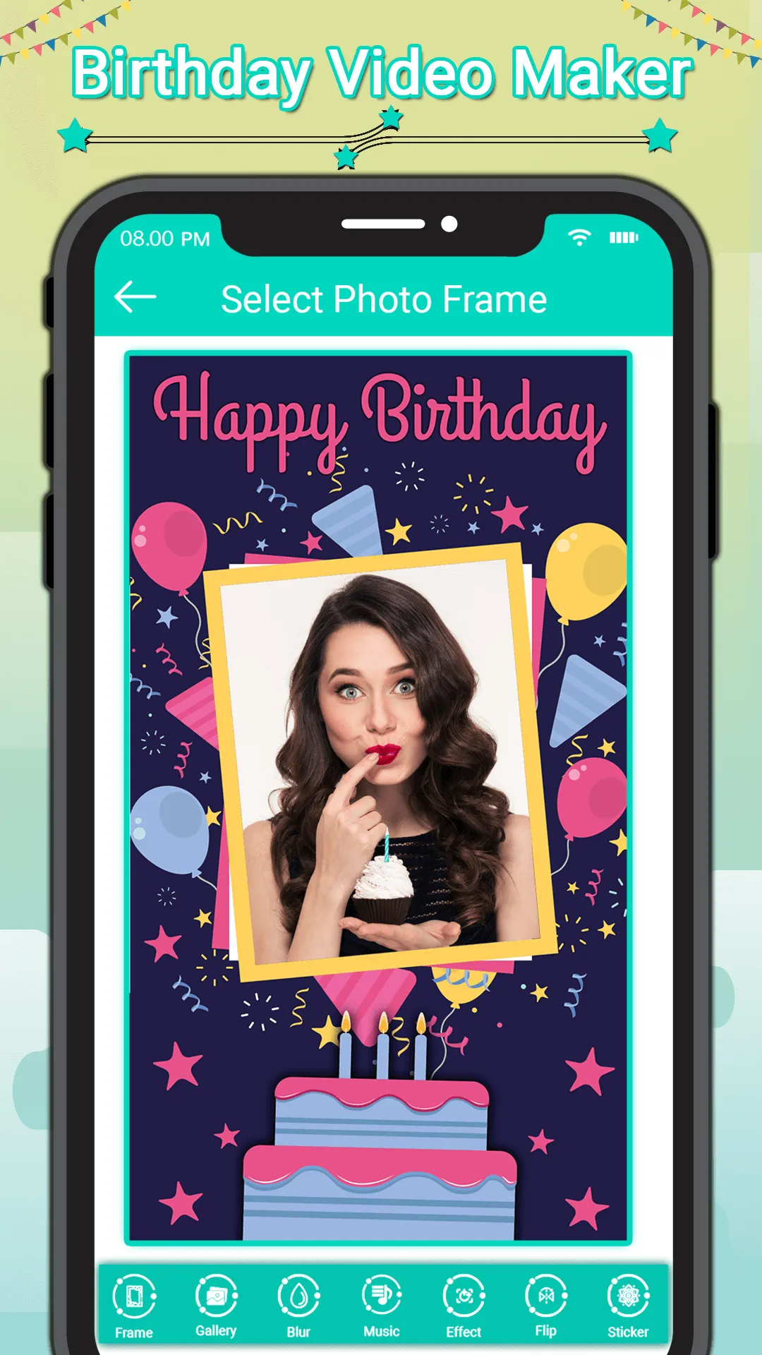 Birthday Photo Video Maker | Indus Appstore | Screenshot