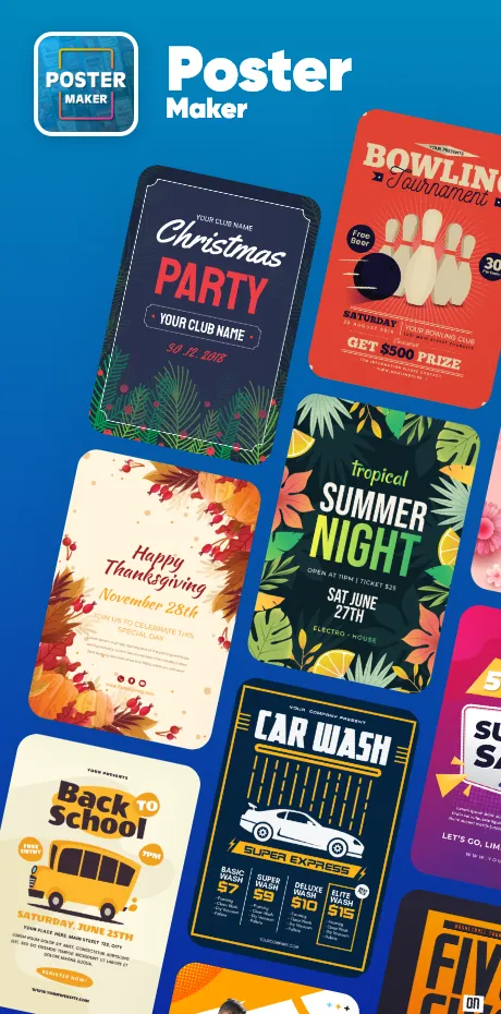 Poster Maker - Flyer Designer | Indus Appstore | Screenshot