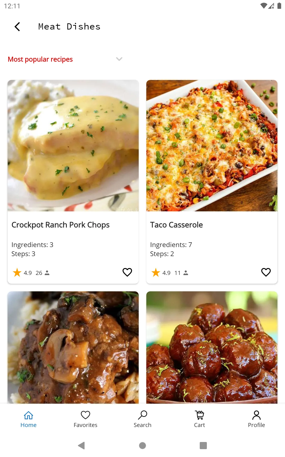 CrockPot and Oven Recipes | Indus Appstore | Screenshot