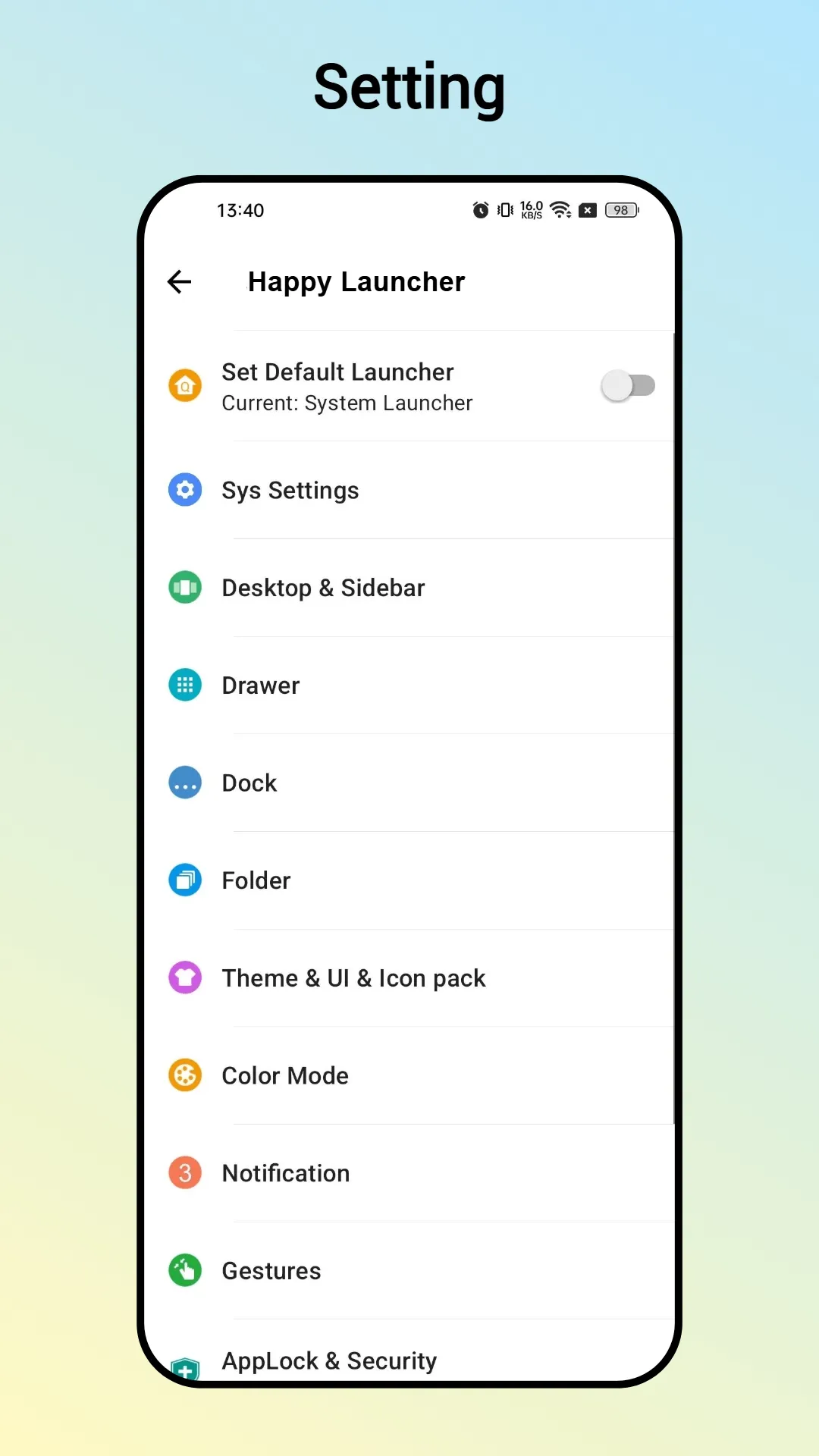 Happy Launcher, smile launcher | Indus Appstore | Screenshot