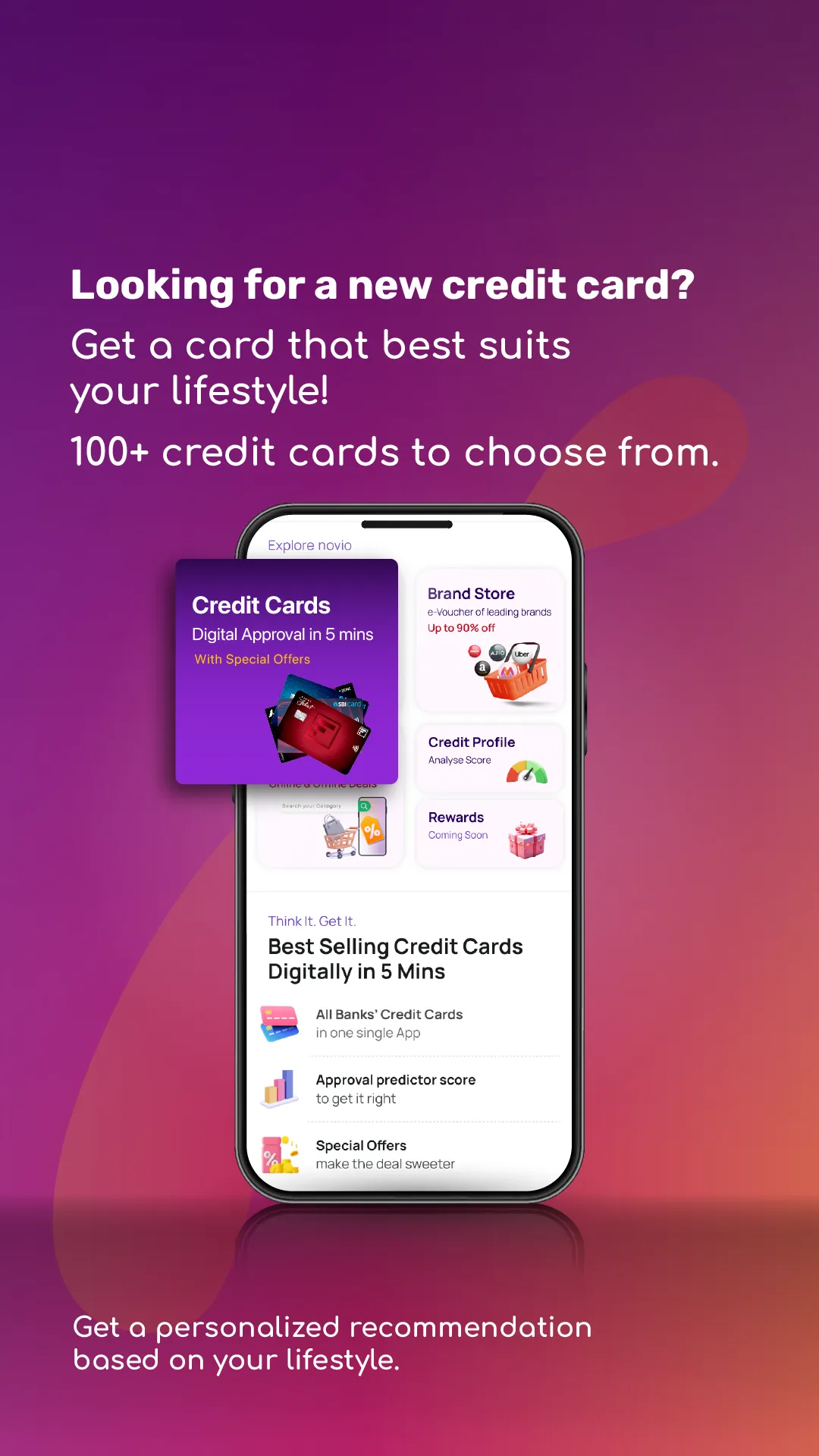 novio – credit card lifestyle | Indus Appstore | Screenshot