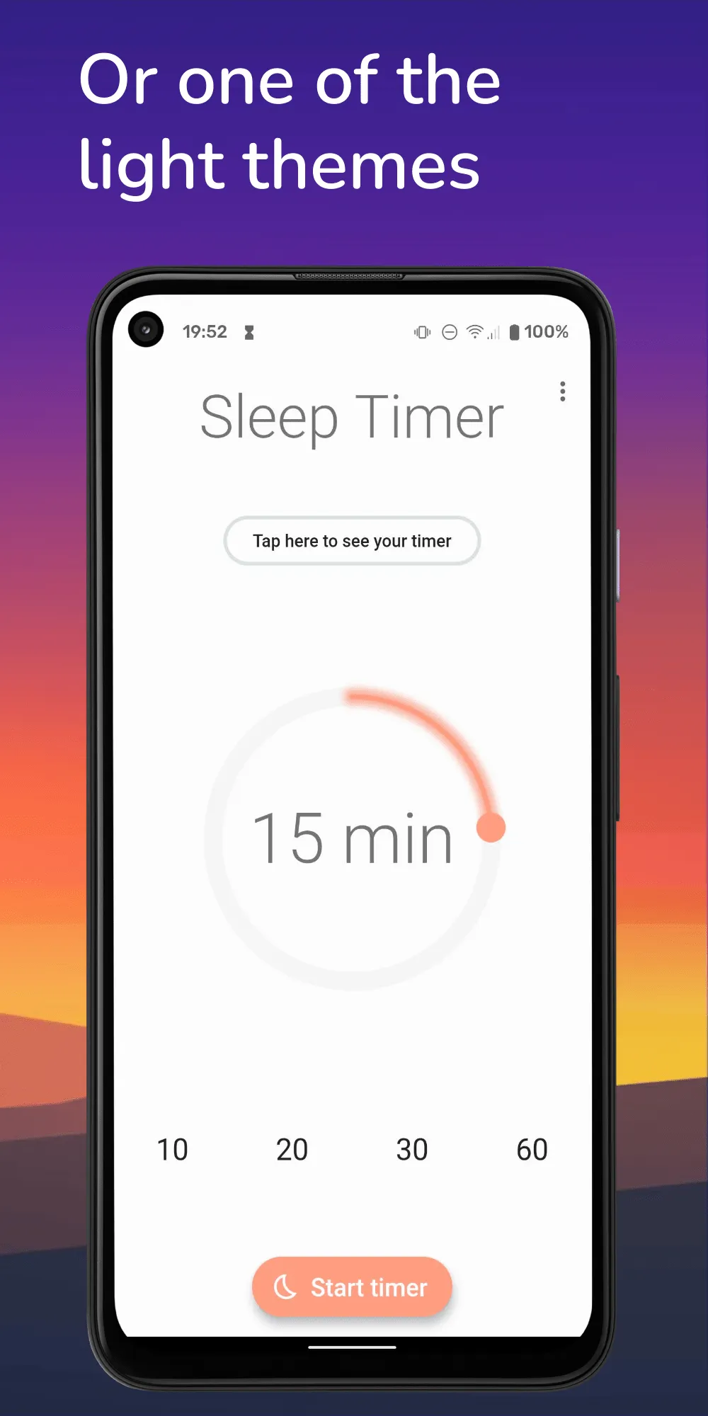 Comfy Sleep Timer - Stop music | Indus Appstore | Screenshot