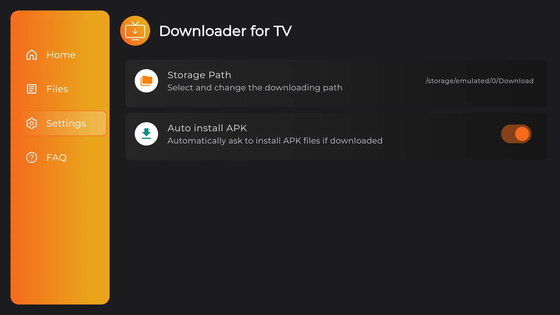 Downloader for TV | Indus Appstore | Screenshot