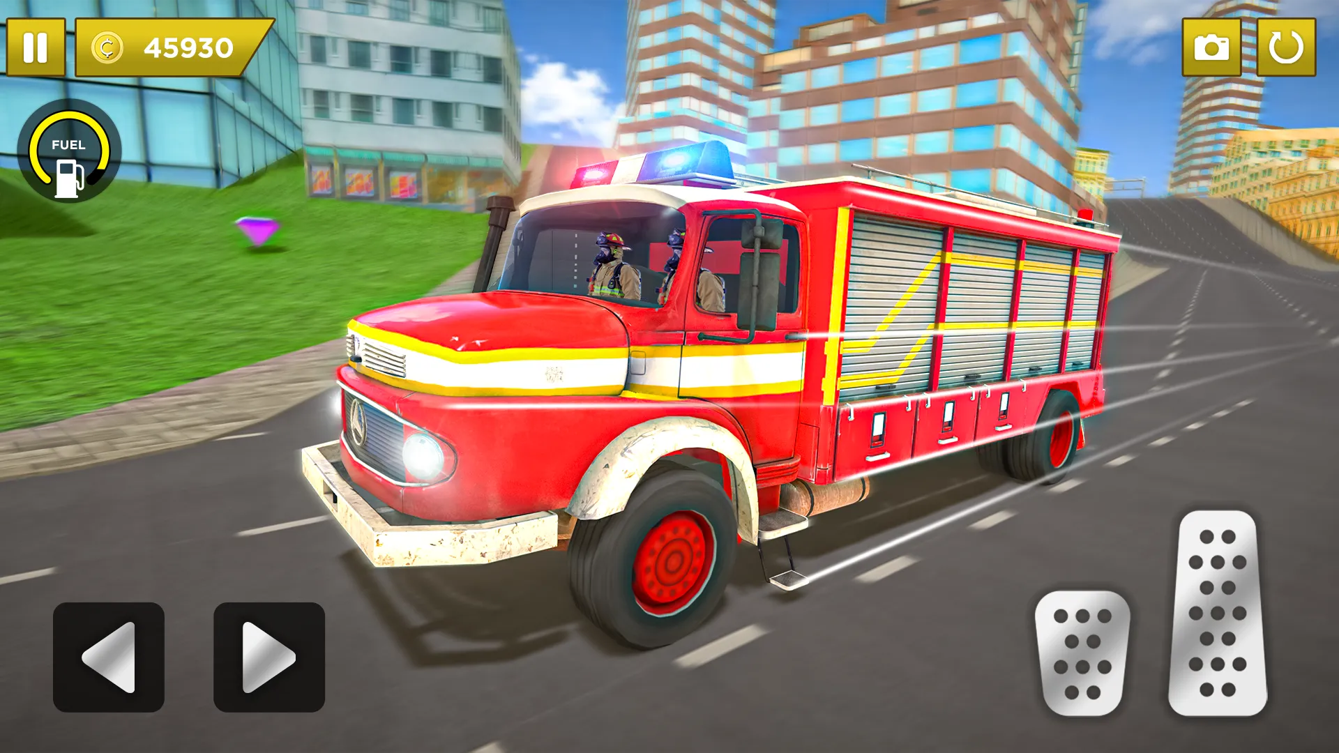 Flying Fire Truck Driving Sim | Indus Appstore | Screenshot