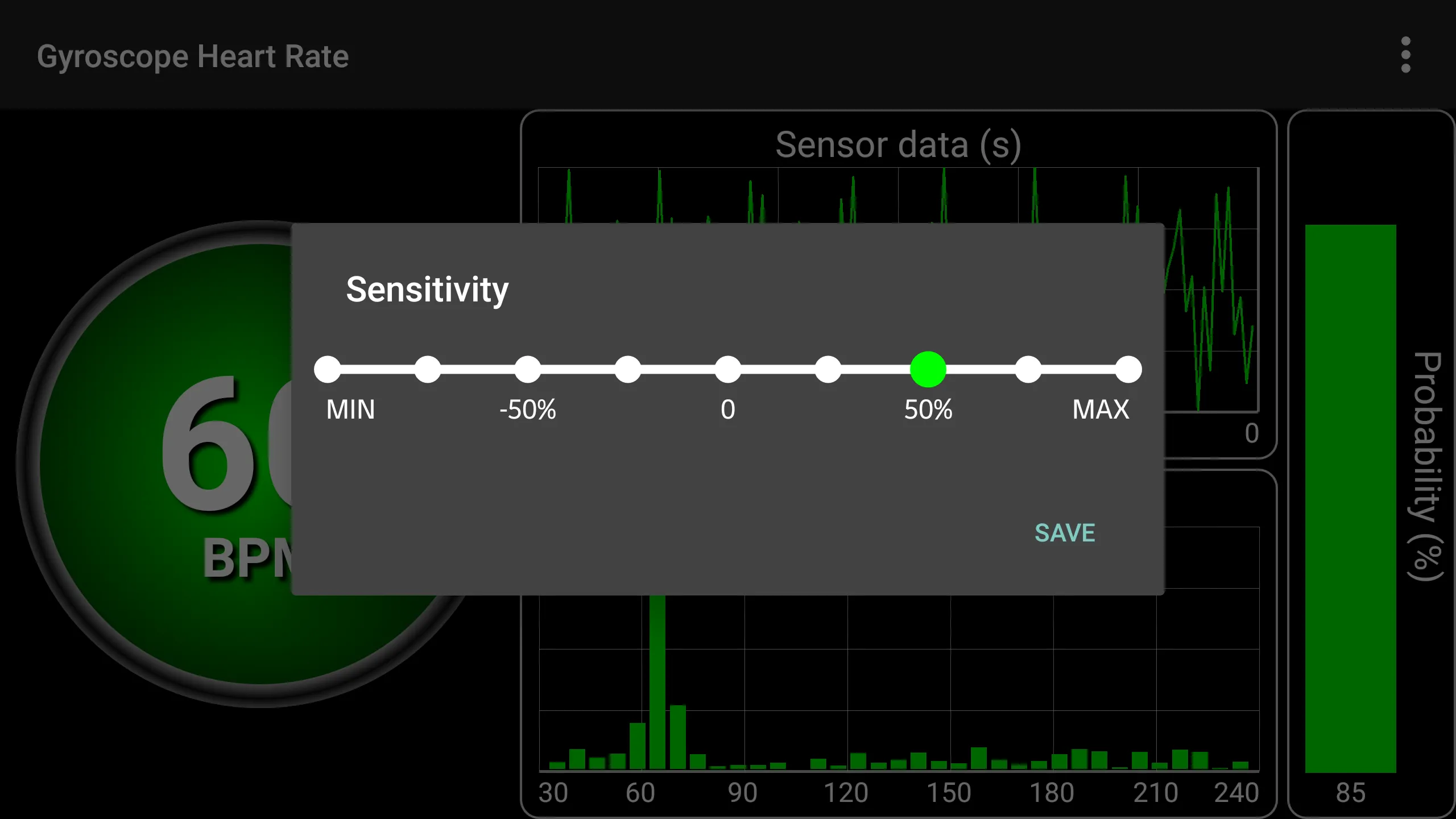 Gyroscope Heart Rate | Indus Appstore | Screenshot