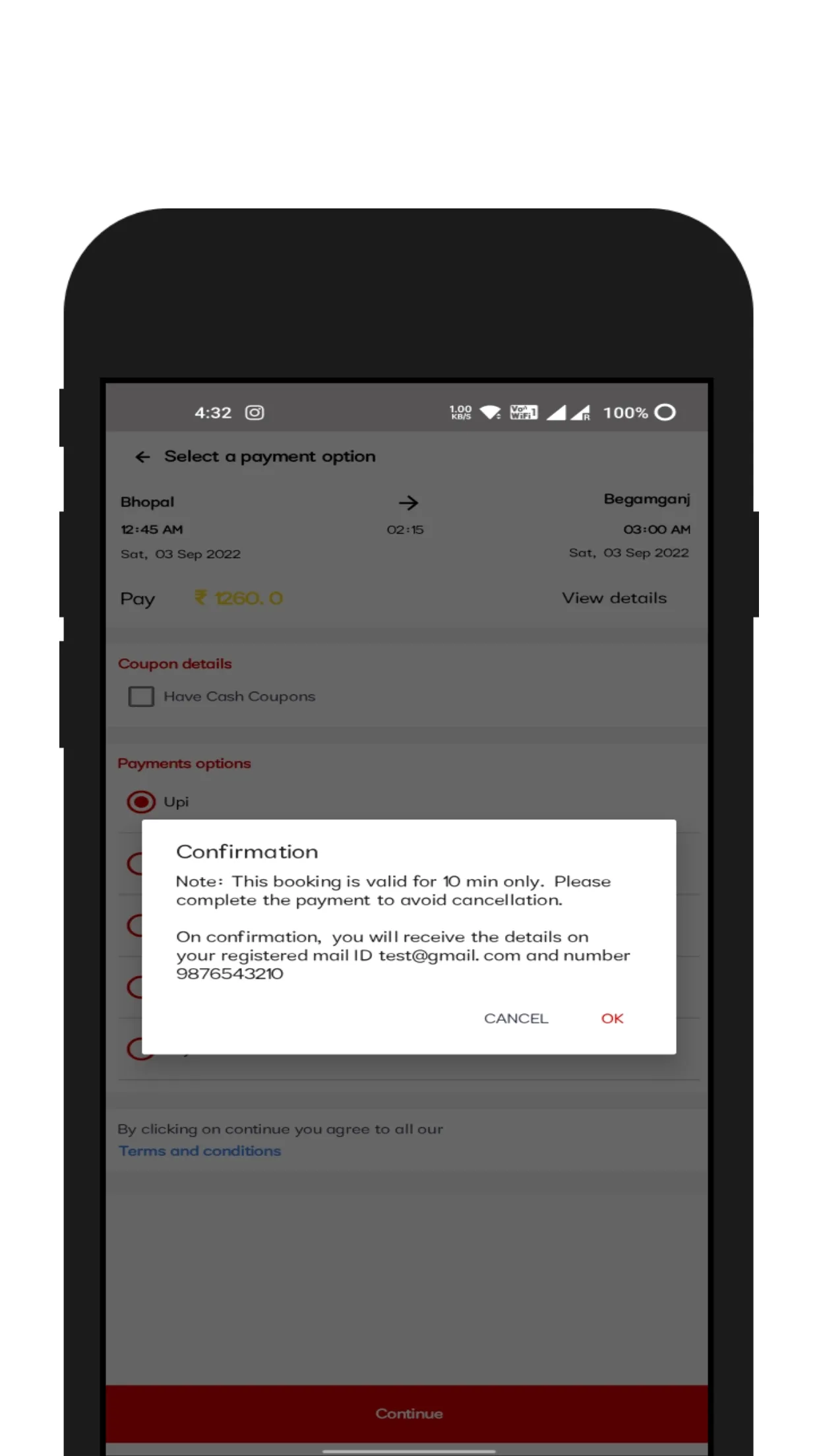 Barkoti Travels | Indus Appstore | Screenshot