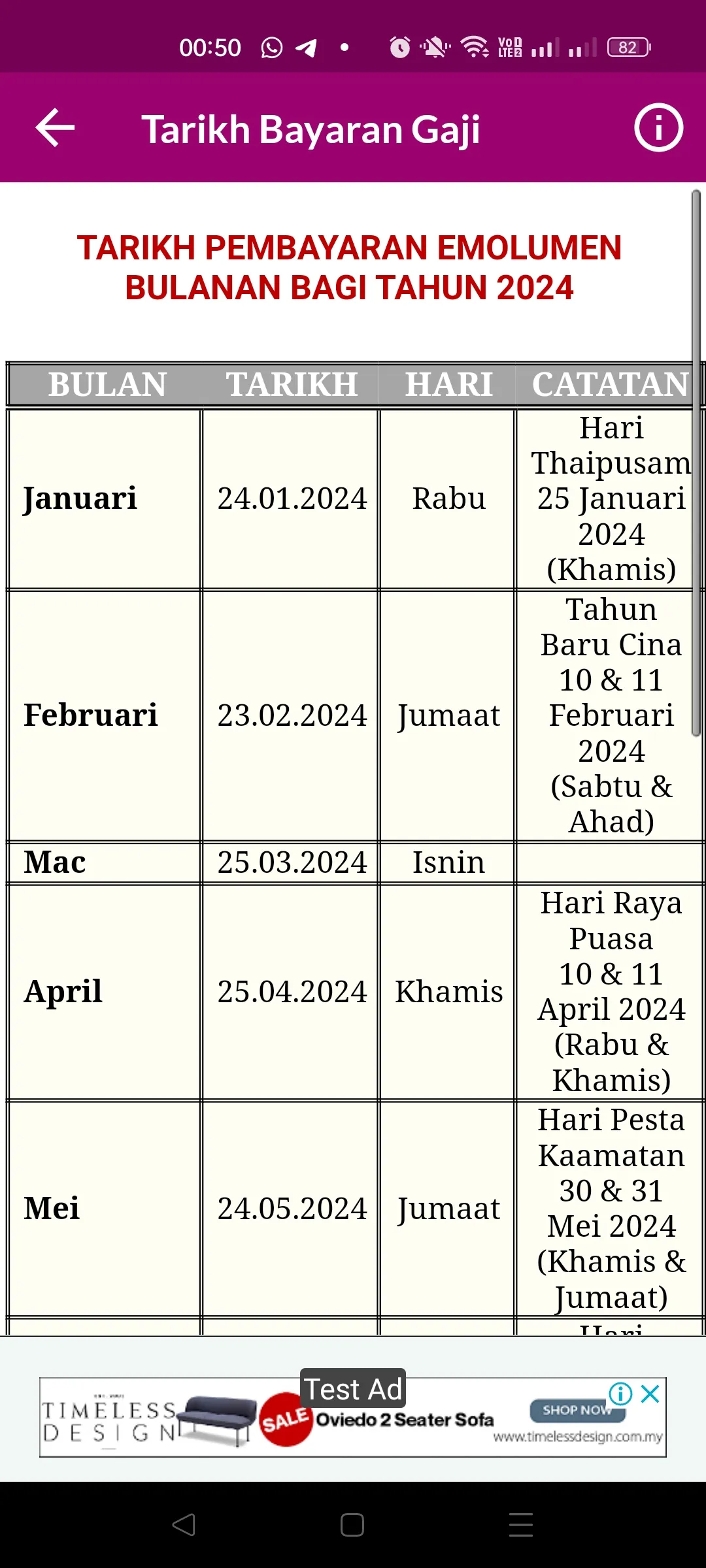 Kalendar Kuda Malaysia - 2024 | Indus Appstore | Screenshot