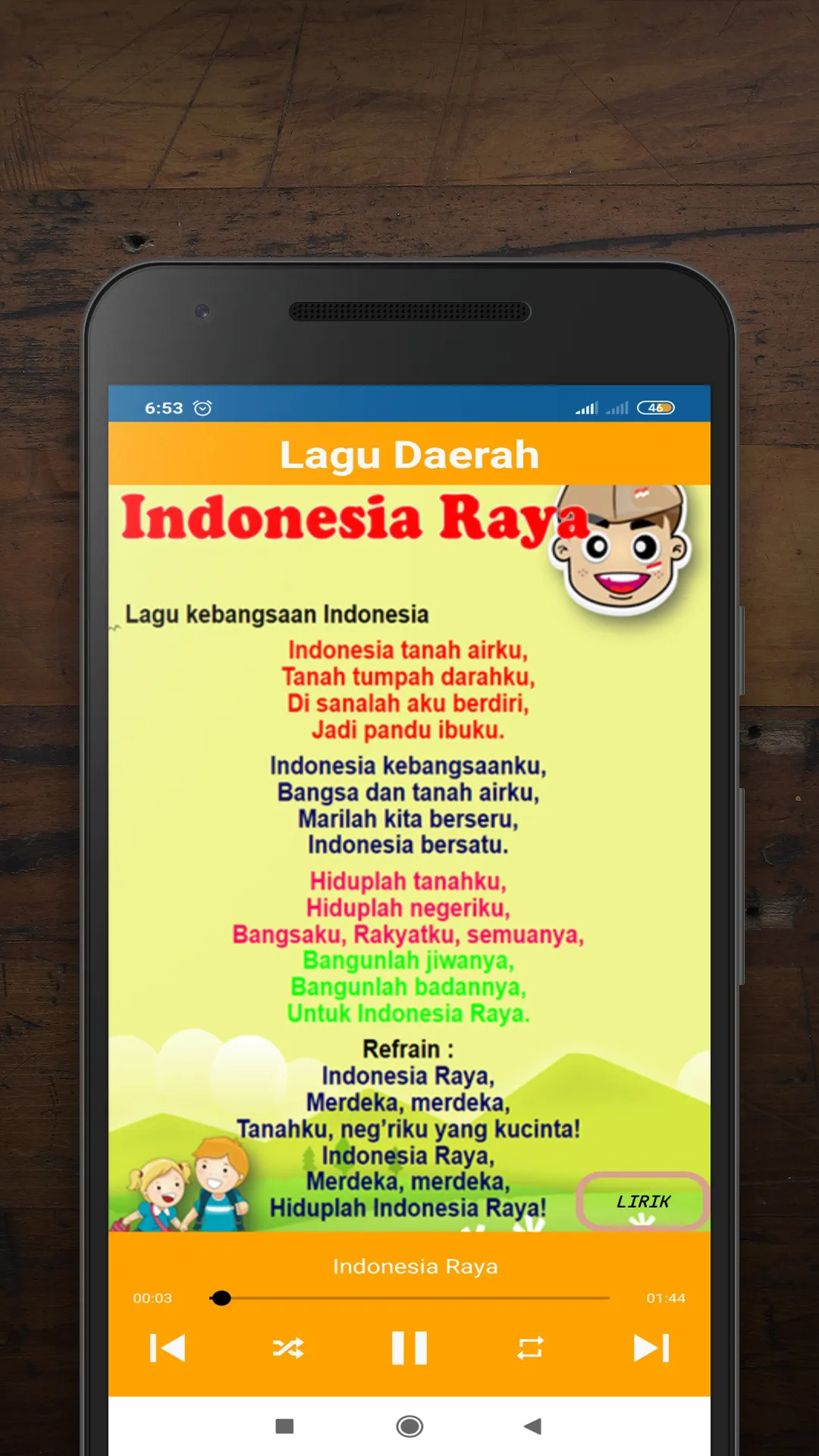 Lagu Daerah Anak Indonesia | Indus Appstore | Screenshot