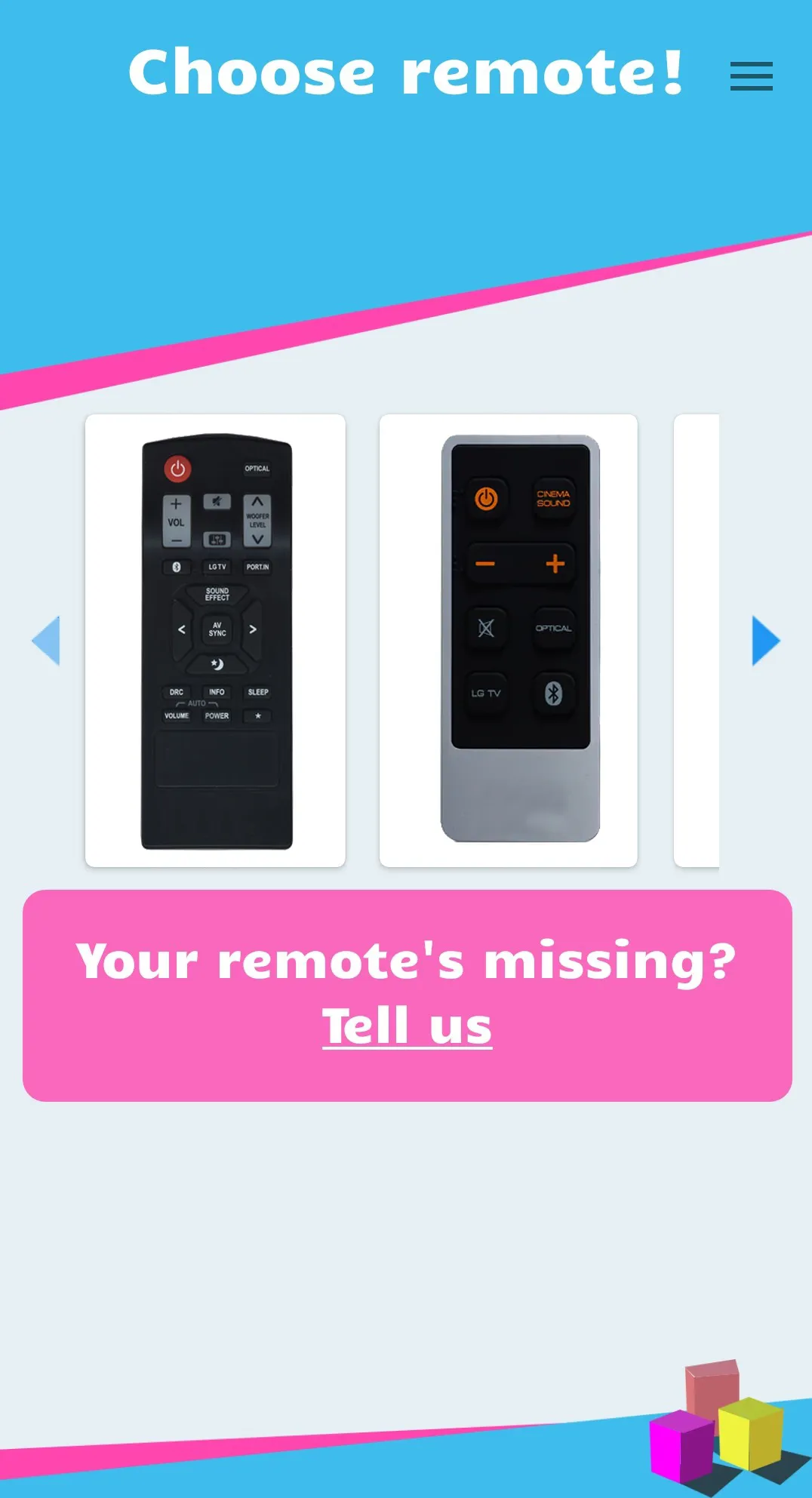 Remote Control for LG SoundBar | Indus Appstore | Screenshot