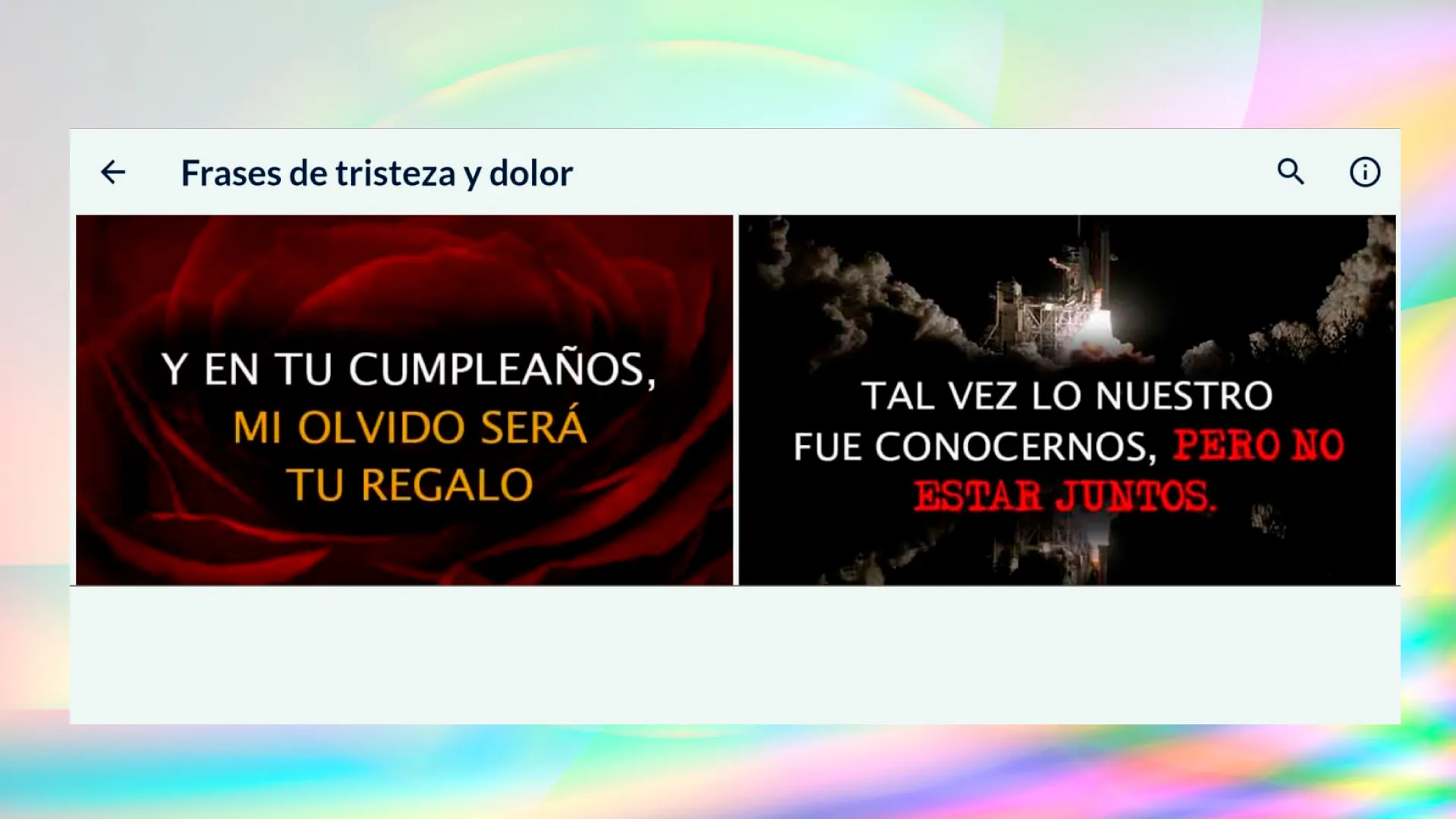 Frases de tristeza y dolor | Indus Appstore | Screenshot