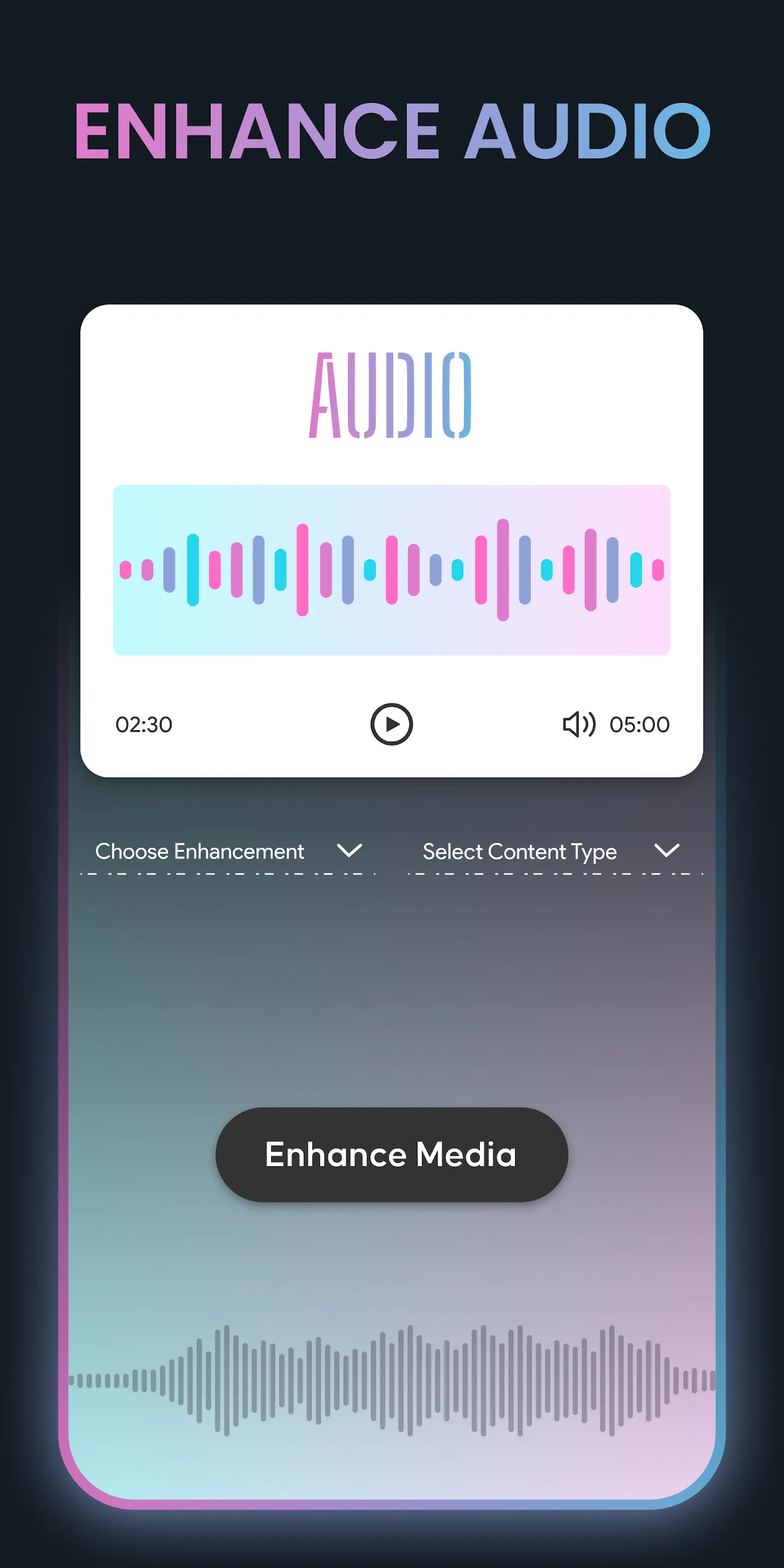 Noise Removal AI - Clean Audio | Indus Appstore | Screenshot