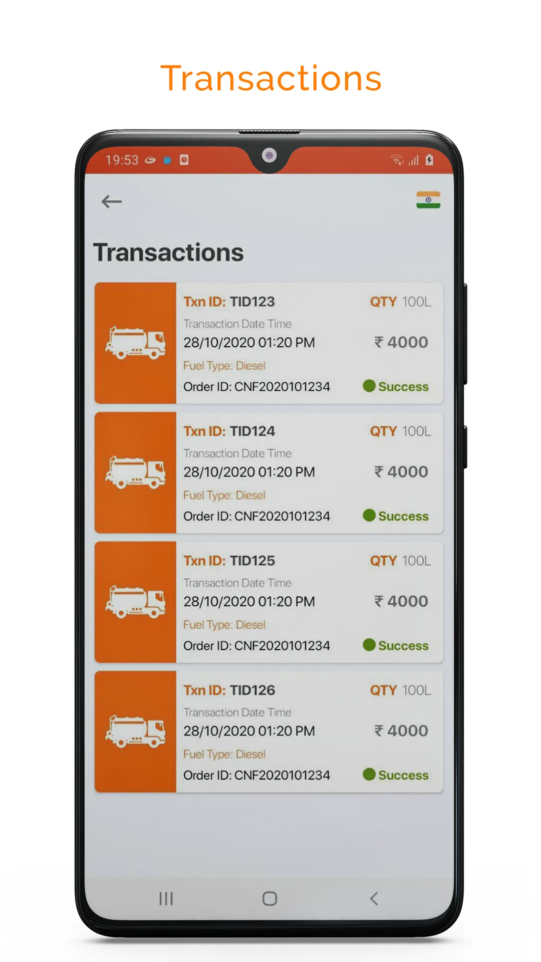 Cinch Fuel Customer App | Indus Appstore | Screenshot