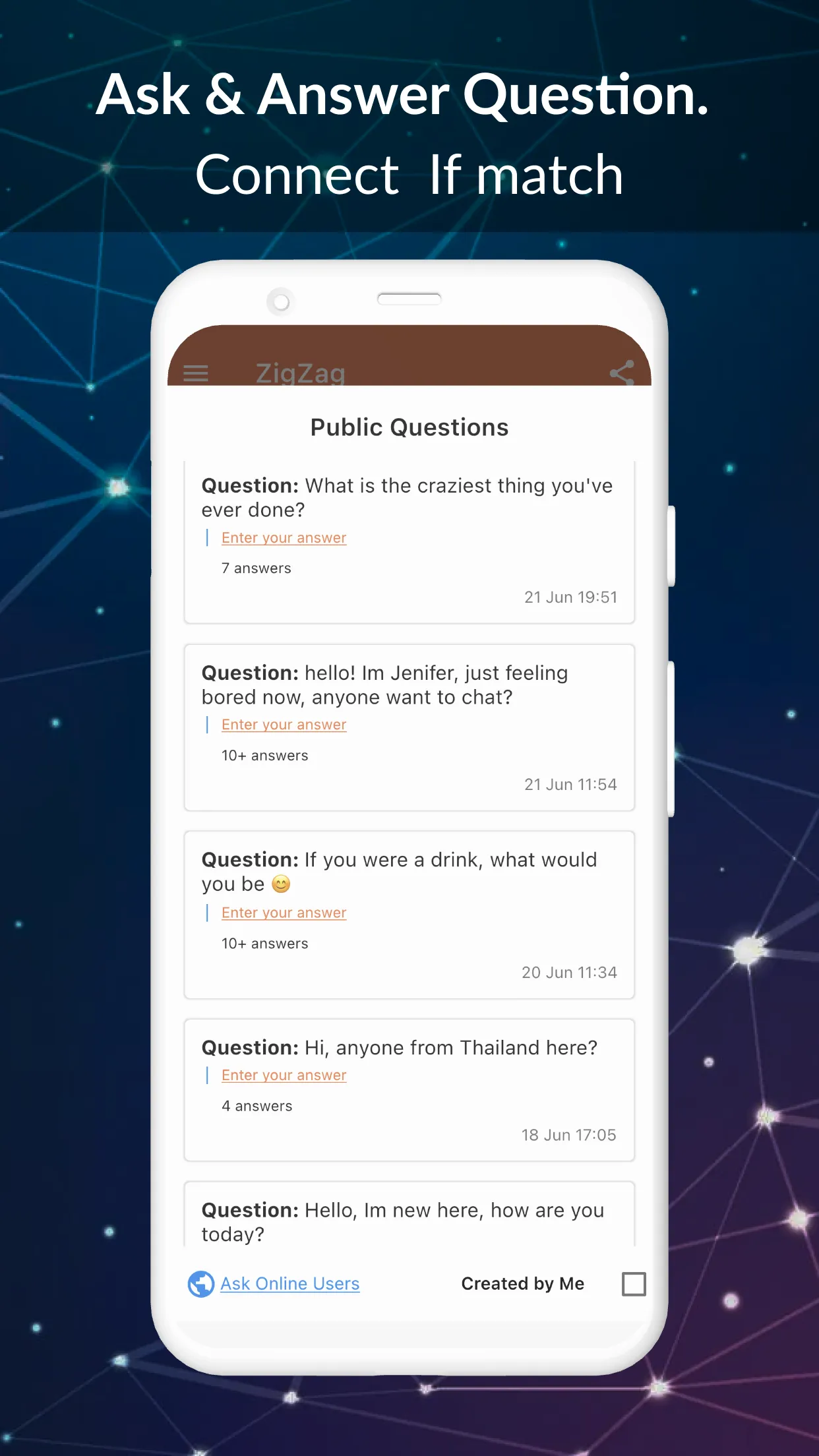 ZigZag - Random Anonymous Chat | Indus Appstore | Screenshot