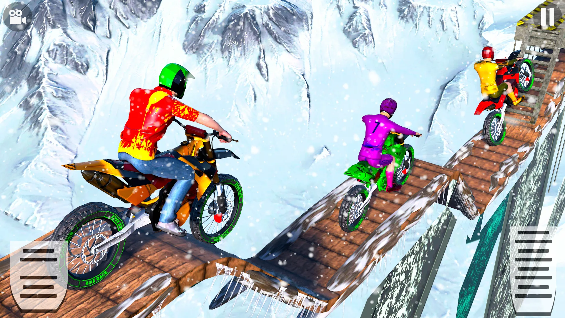 Snow Tricky Bike Stunt Race 3D | Indus Appstore | Screenshot