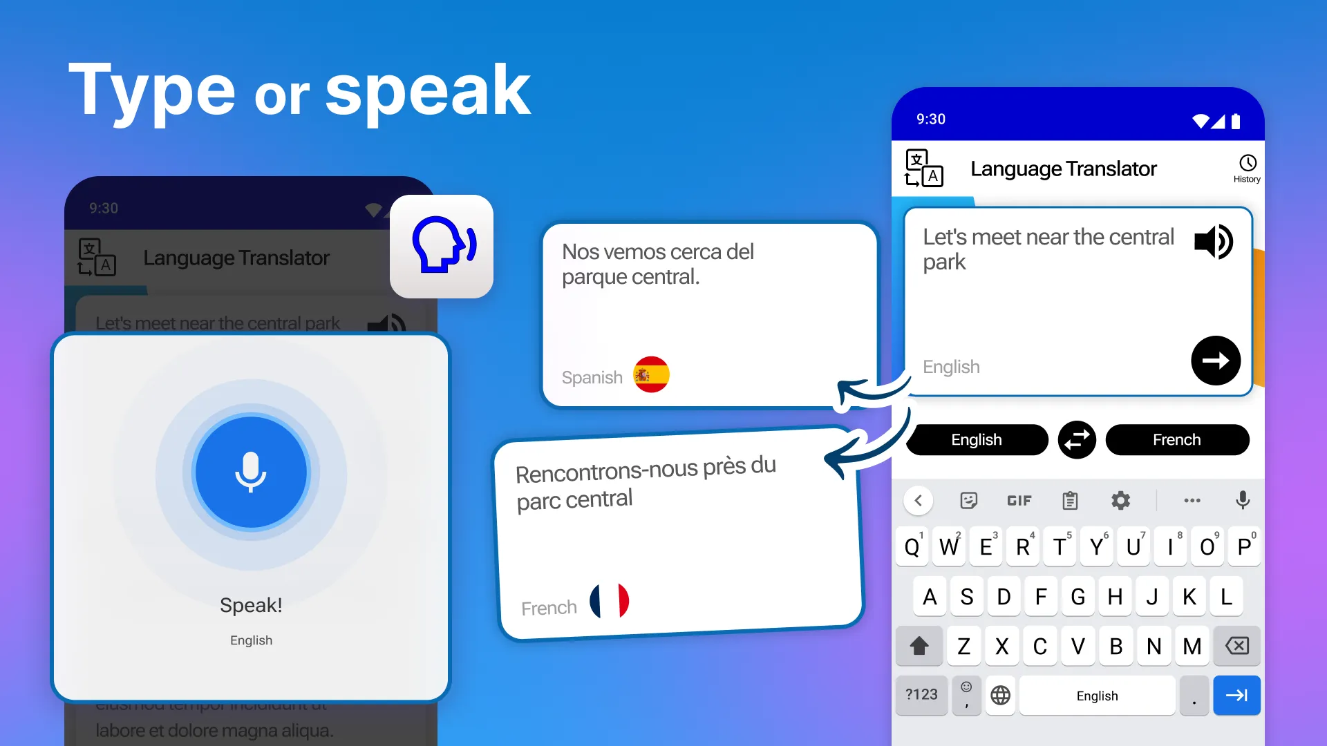 Translate: Language Translator | Indus Appstore | Screenshot