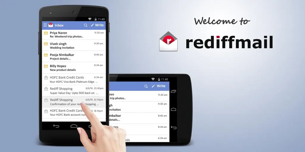 Rediffmail Professional | Indus Appstore | Screenshot