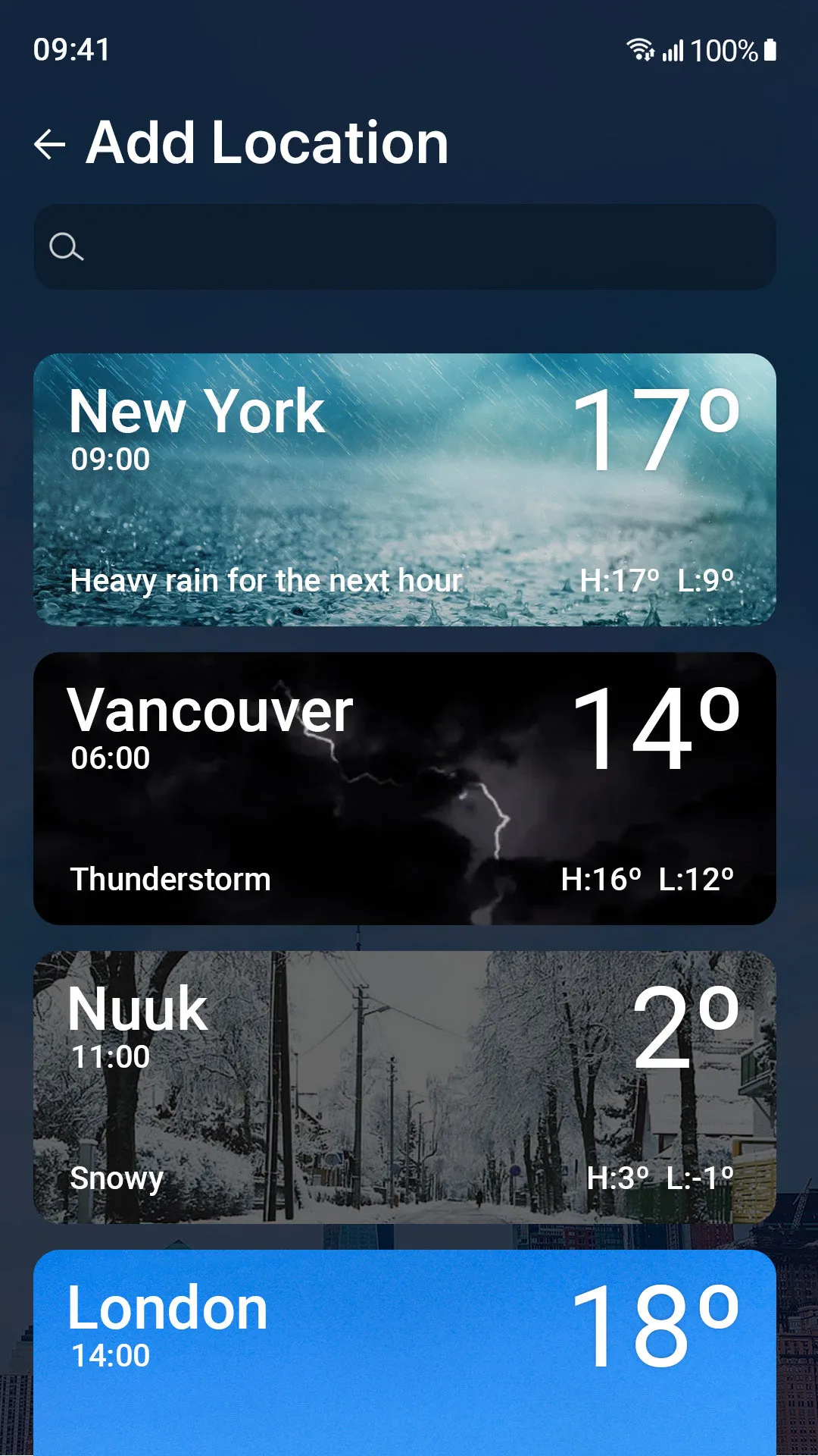 Weather forecast | Indus Appstore | Screenshot