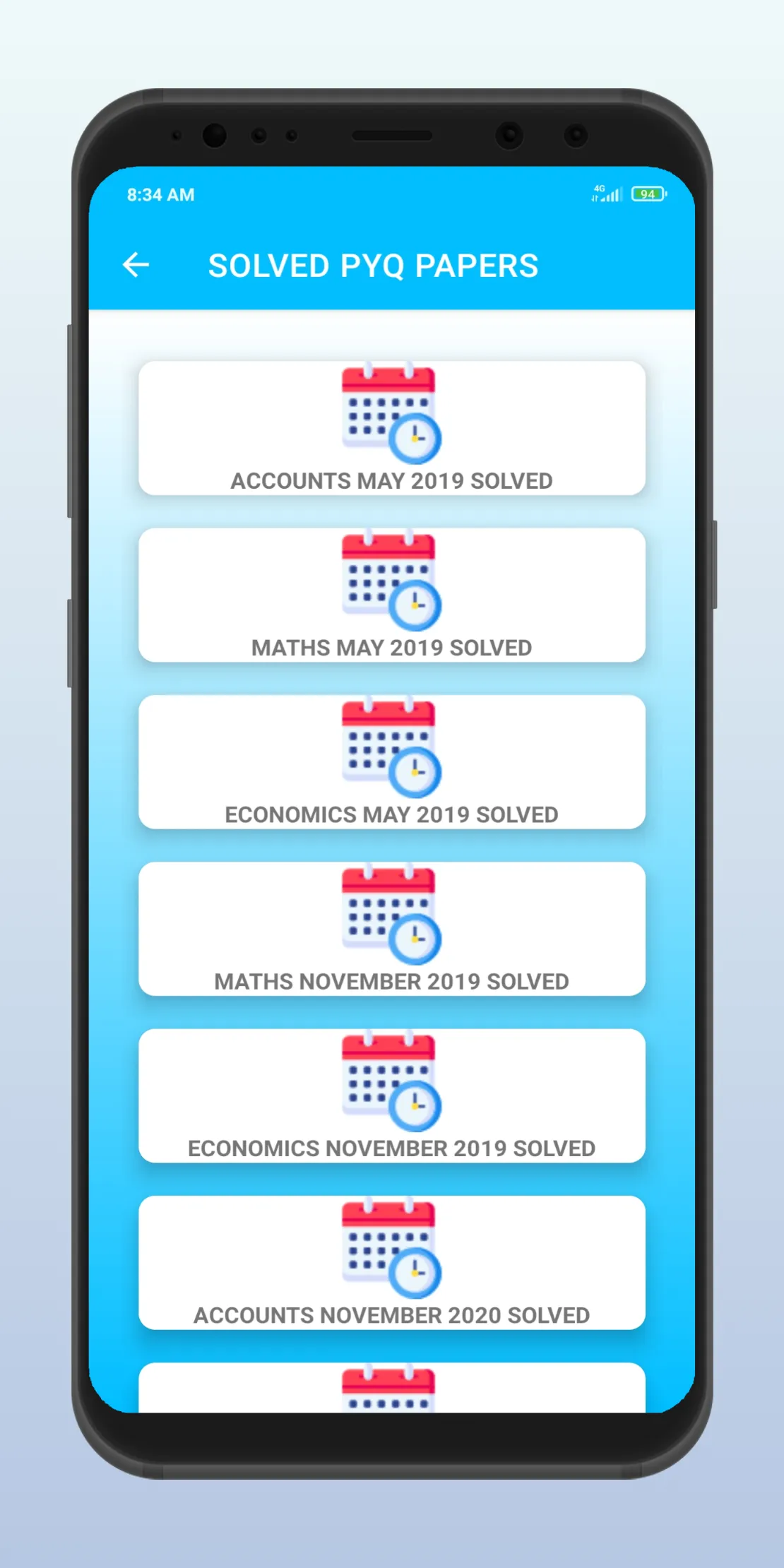 CA Foundation Question Papers | Indus Appstore | Screenshot