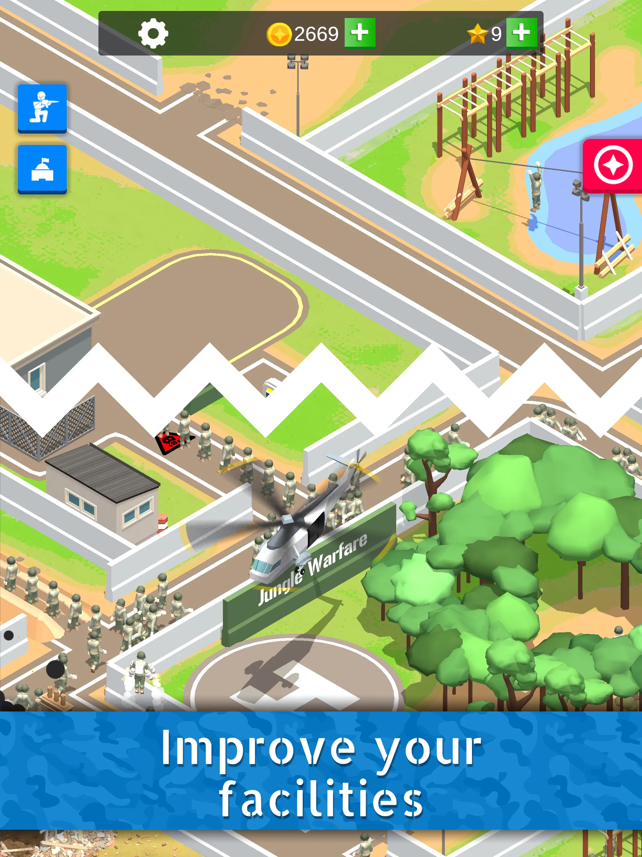 Idle Army Base: Tycoon Game | Indus Appstore | Screenshot