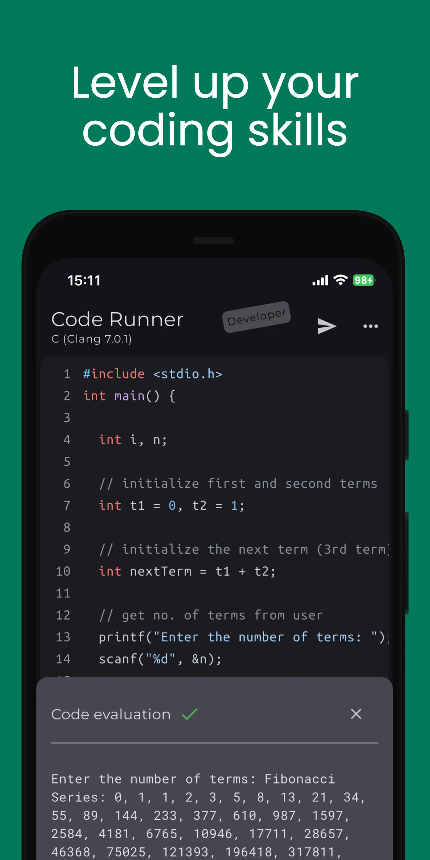 Code Runner App Compiler & IDE | Indus Appstore | Screenshot