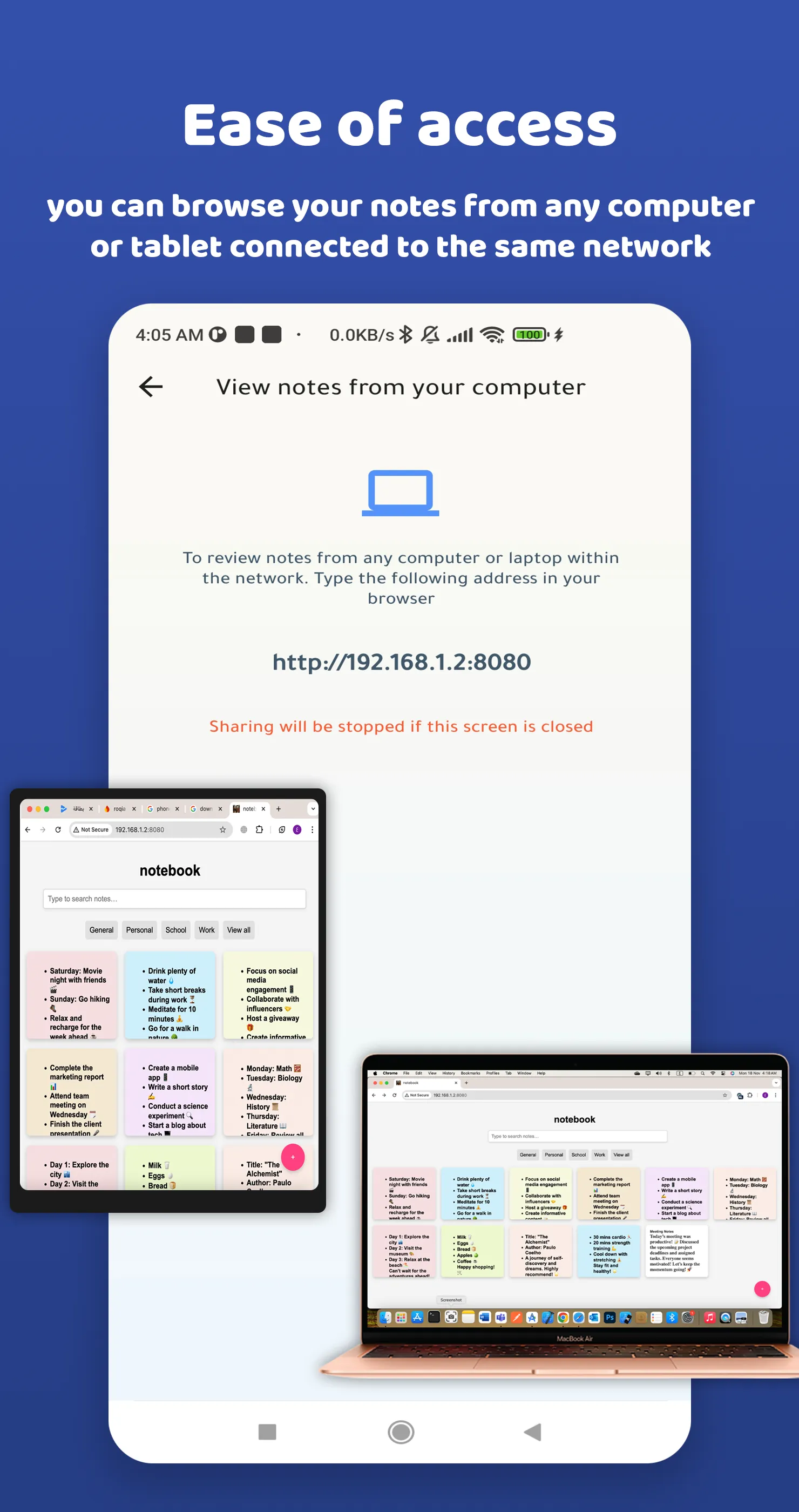 notebook | Indus Appstore | Screenshot