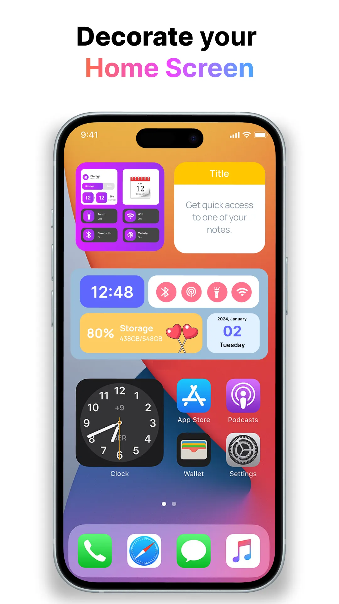 Color Widget App - i Widgets | Indus Appstore | Screenshot