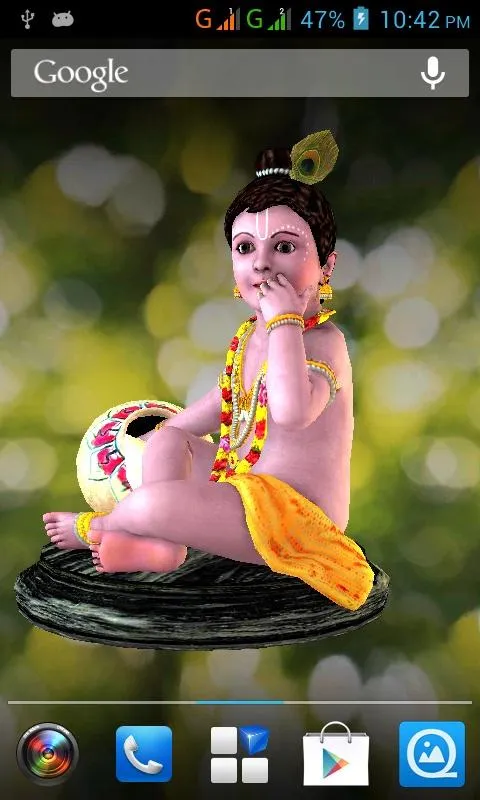 3D Krishna Live Wallpaper | Indus Appstore | Screenshot