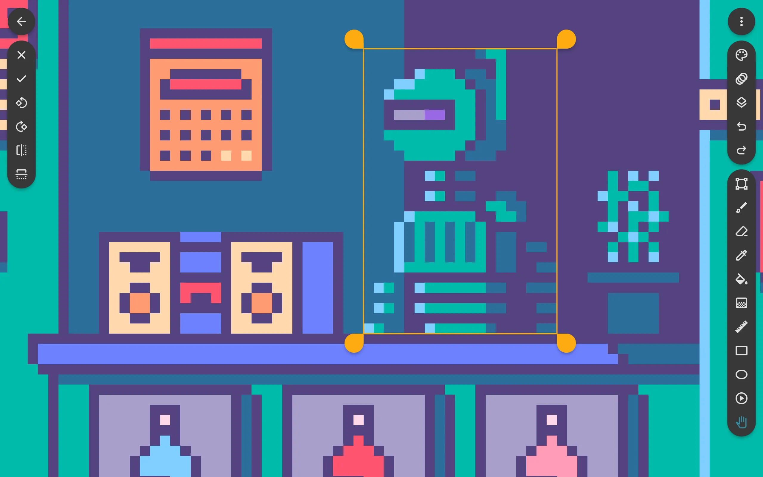 Inktica - pixel art editor | Indus Appstore | Screenshot