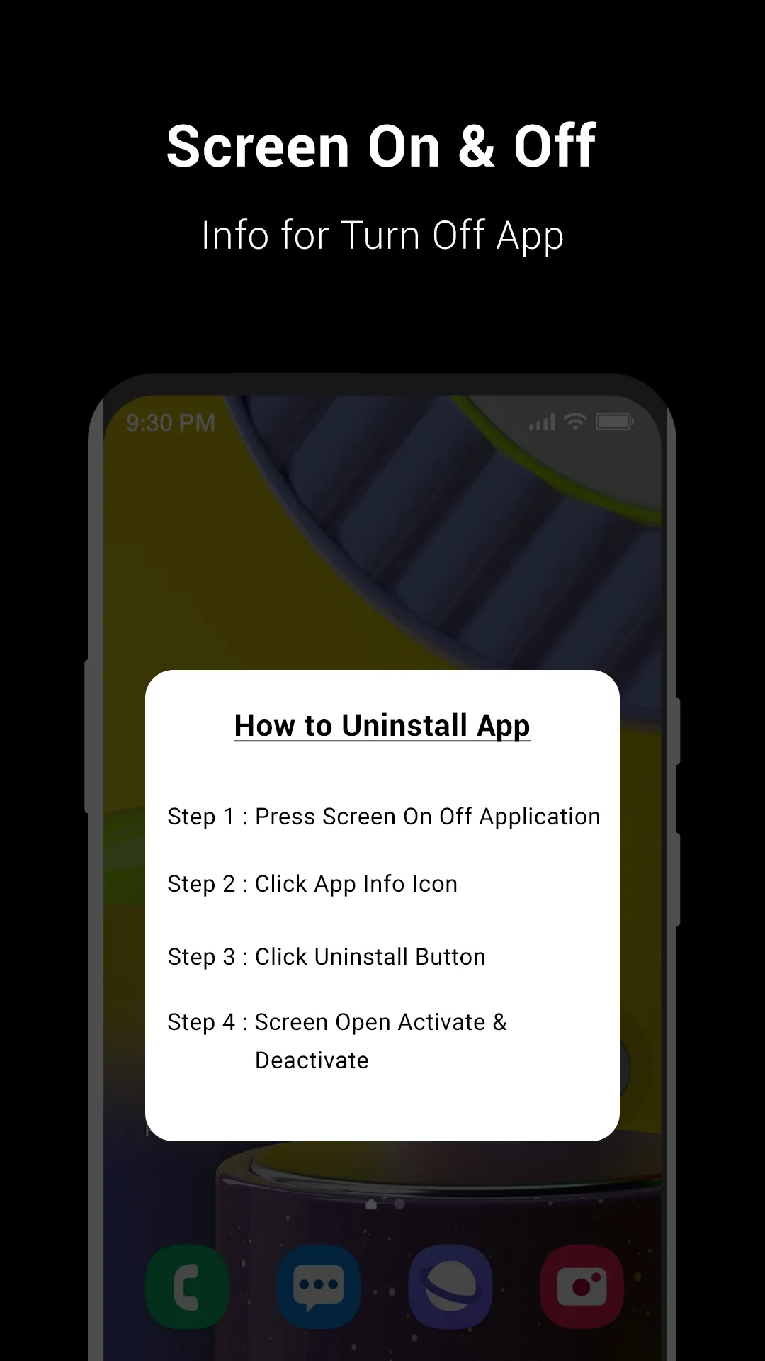 Screen Lock On Off | Indus Appstore | Screenshot