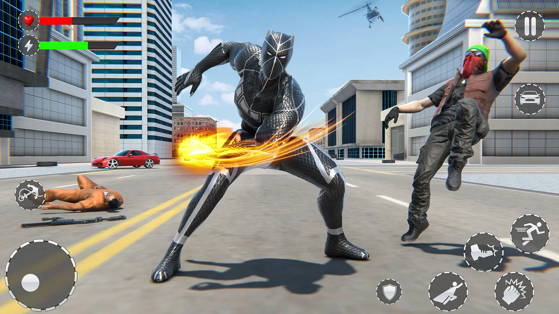 Flying Panther Hero City Crime | Indus Appstore | Screenshot