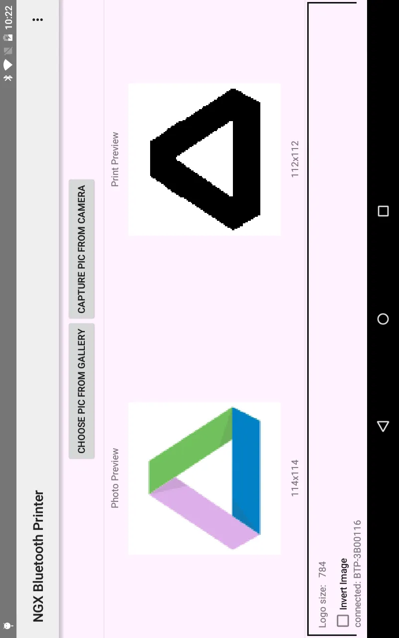 NGX Bluetooth Printer Demo | Indus Appstore | Screenshot