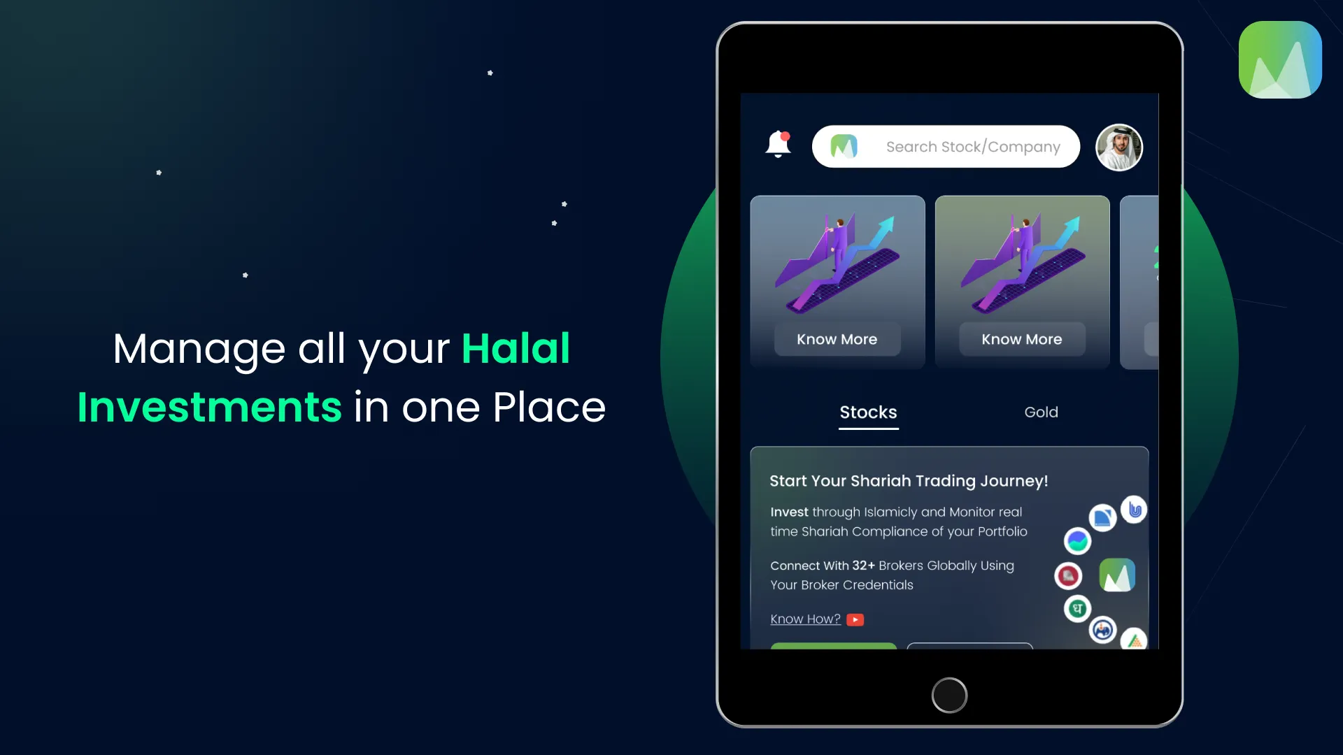 Islamicly: Halal Stocks & Gold | Indus Appstore | Screenshot