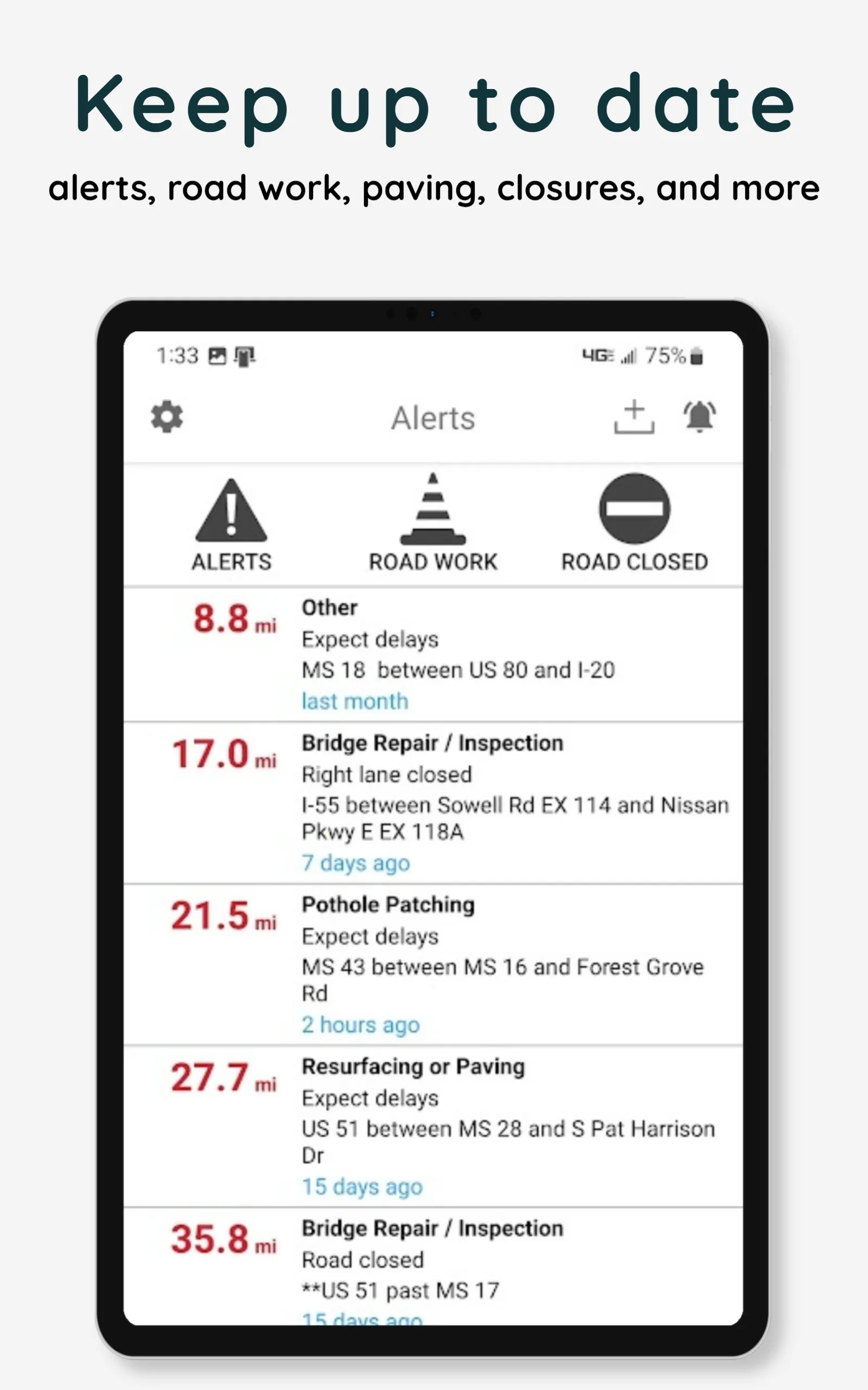 MDOT Traffic (Mississippi) | Indus Appstore | Screenshot