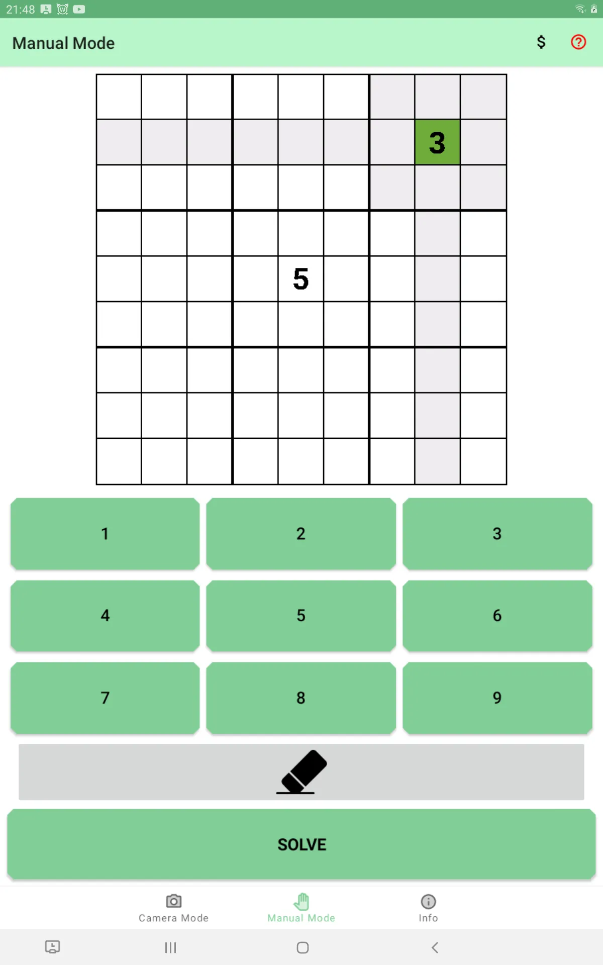 Sudoku Solver (Camera) | Indus Appstore | Screenshot