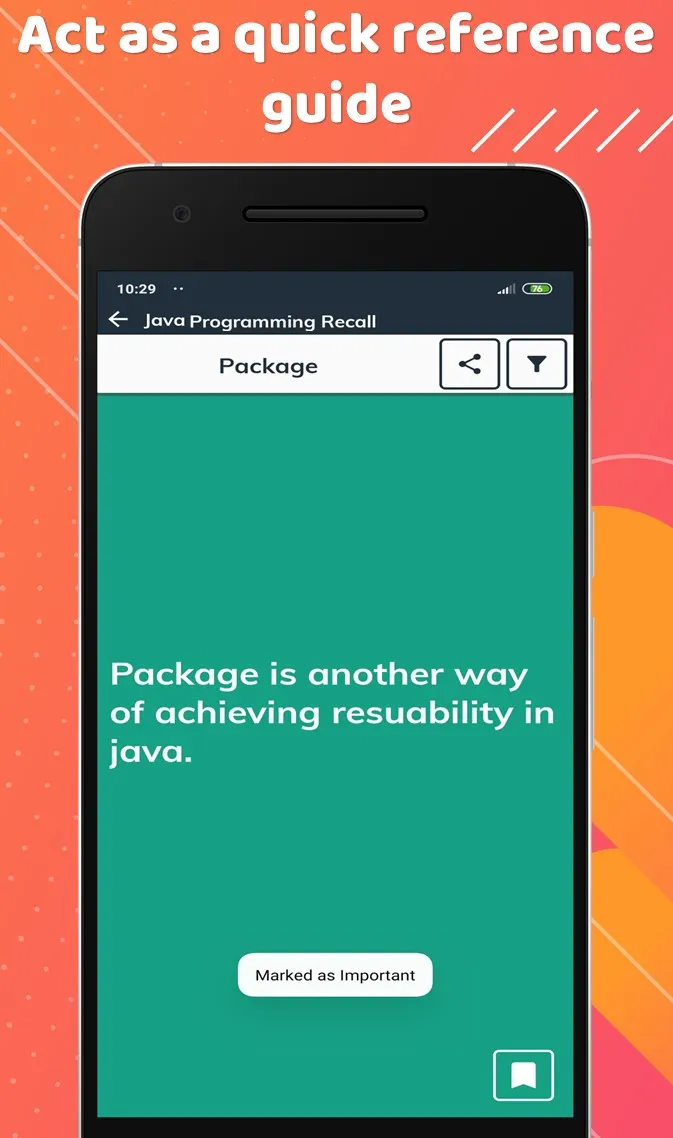 Programming Recall for Java | Indus Appstore | Screenshot